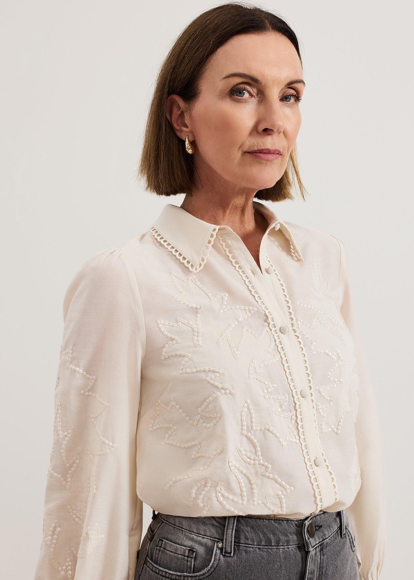 ${product-id}-Aneira Sequin Blouse-White-${view-type}