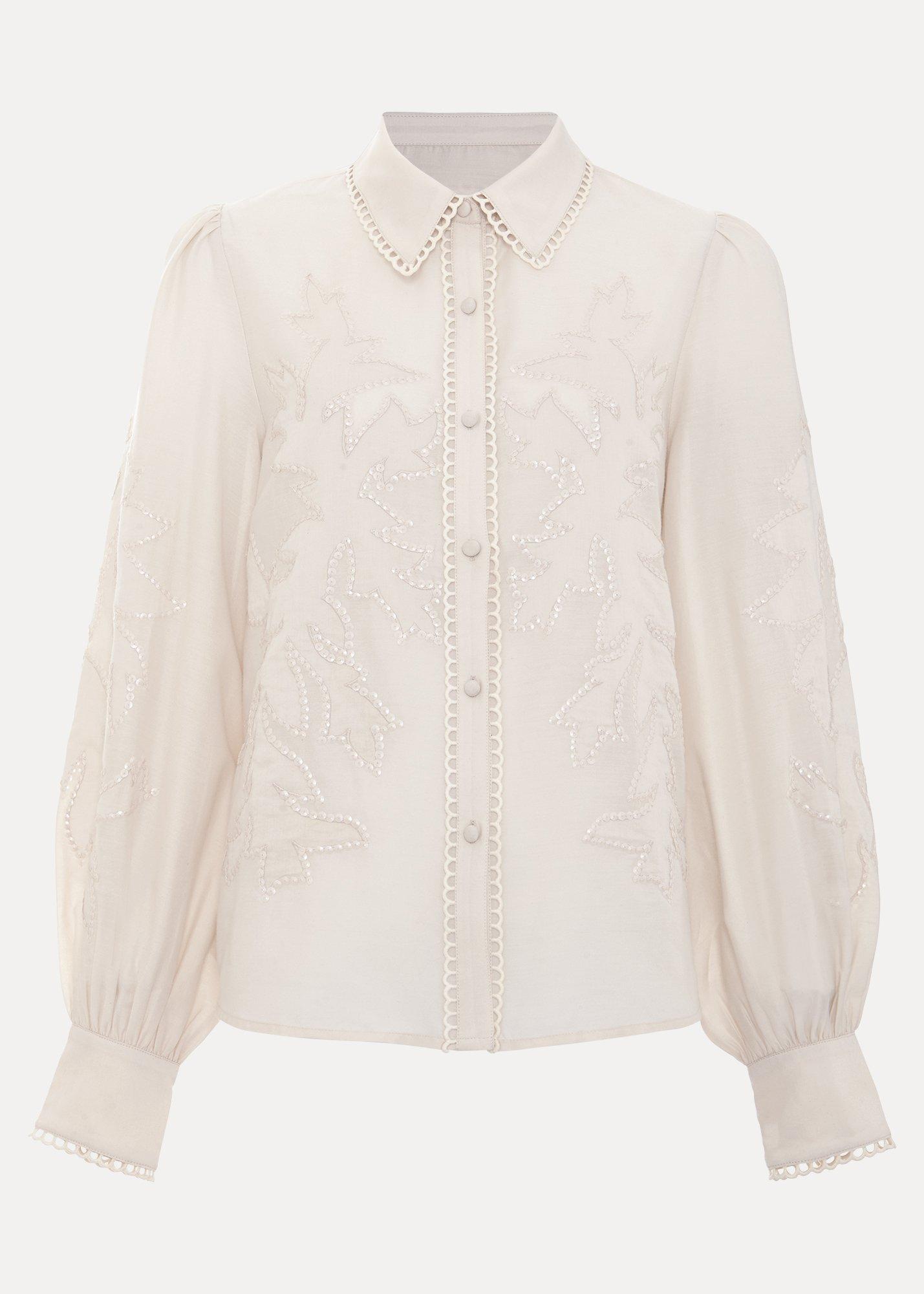${product-id}-Aneira Sequin Blouse-White-${view-type}