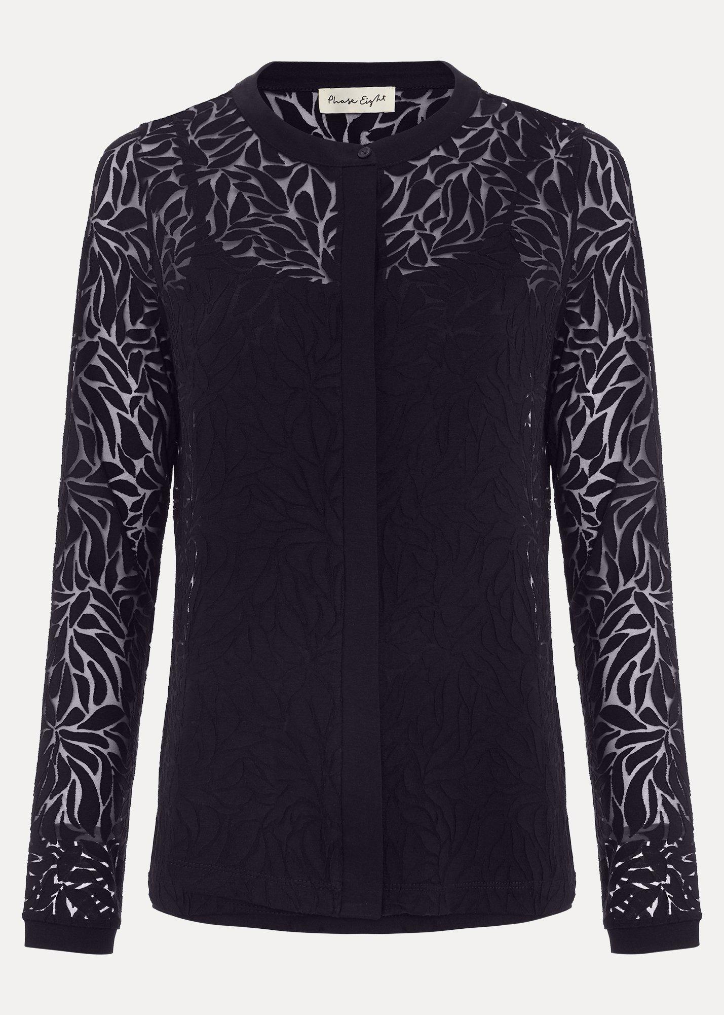 ${product-id}-Fern Burnout Top-Navy-${view-type}