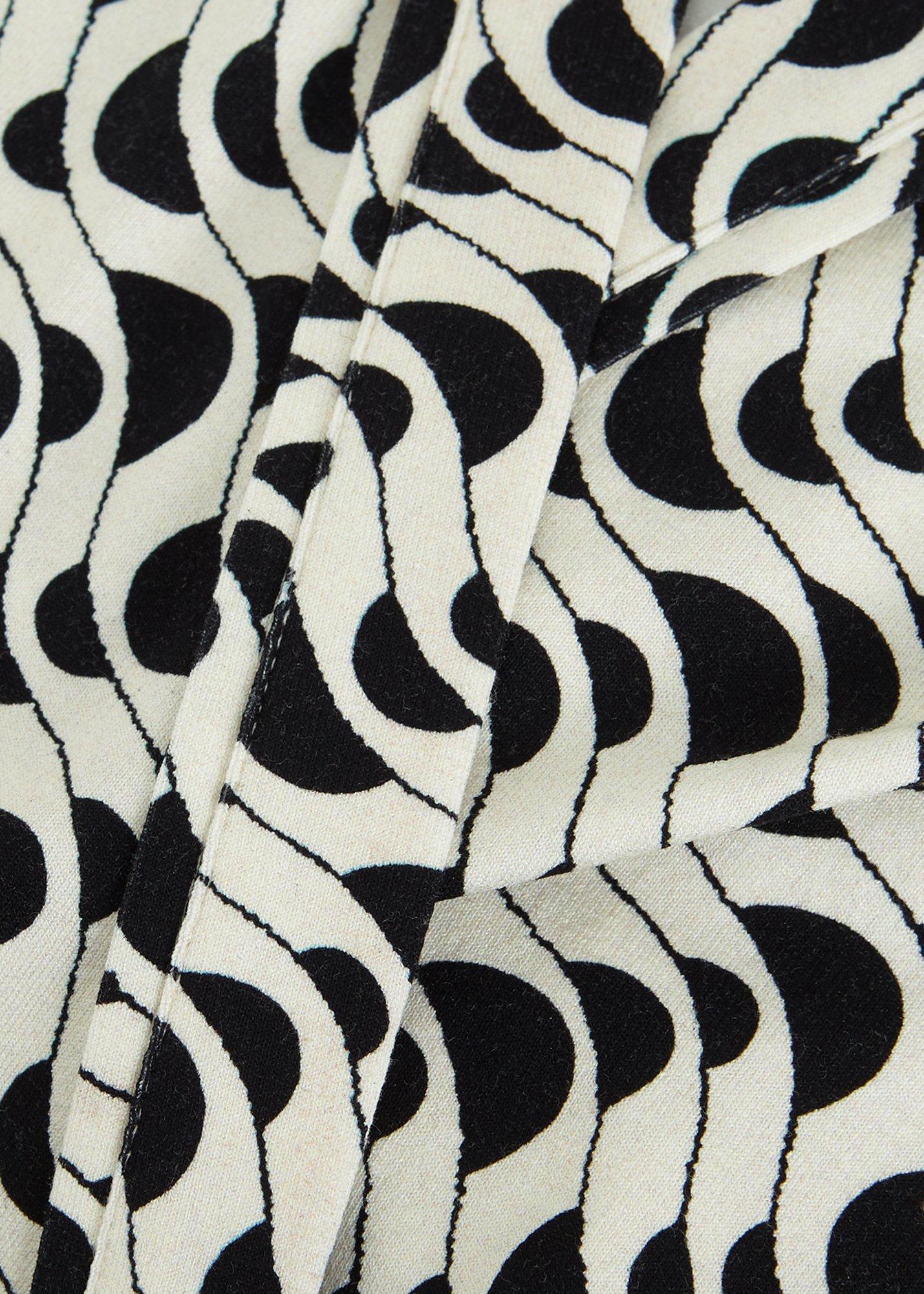 ${product-id}-Gina Geo Wrap Dress-Navy/Ivory-${view-type}