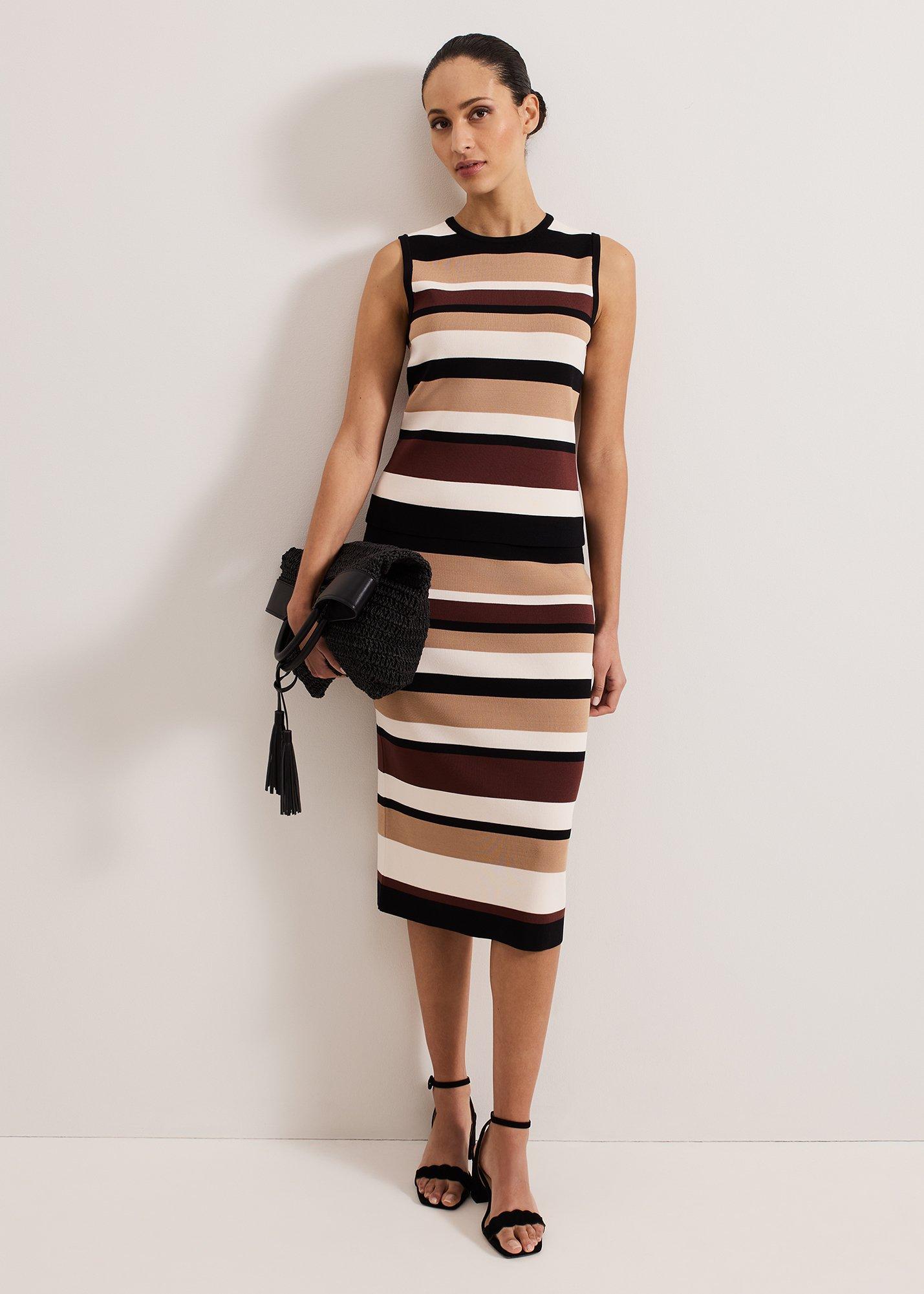 Louisa Stripe Skirt