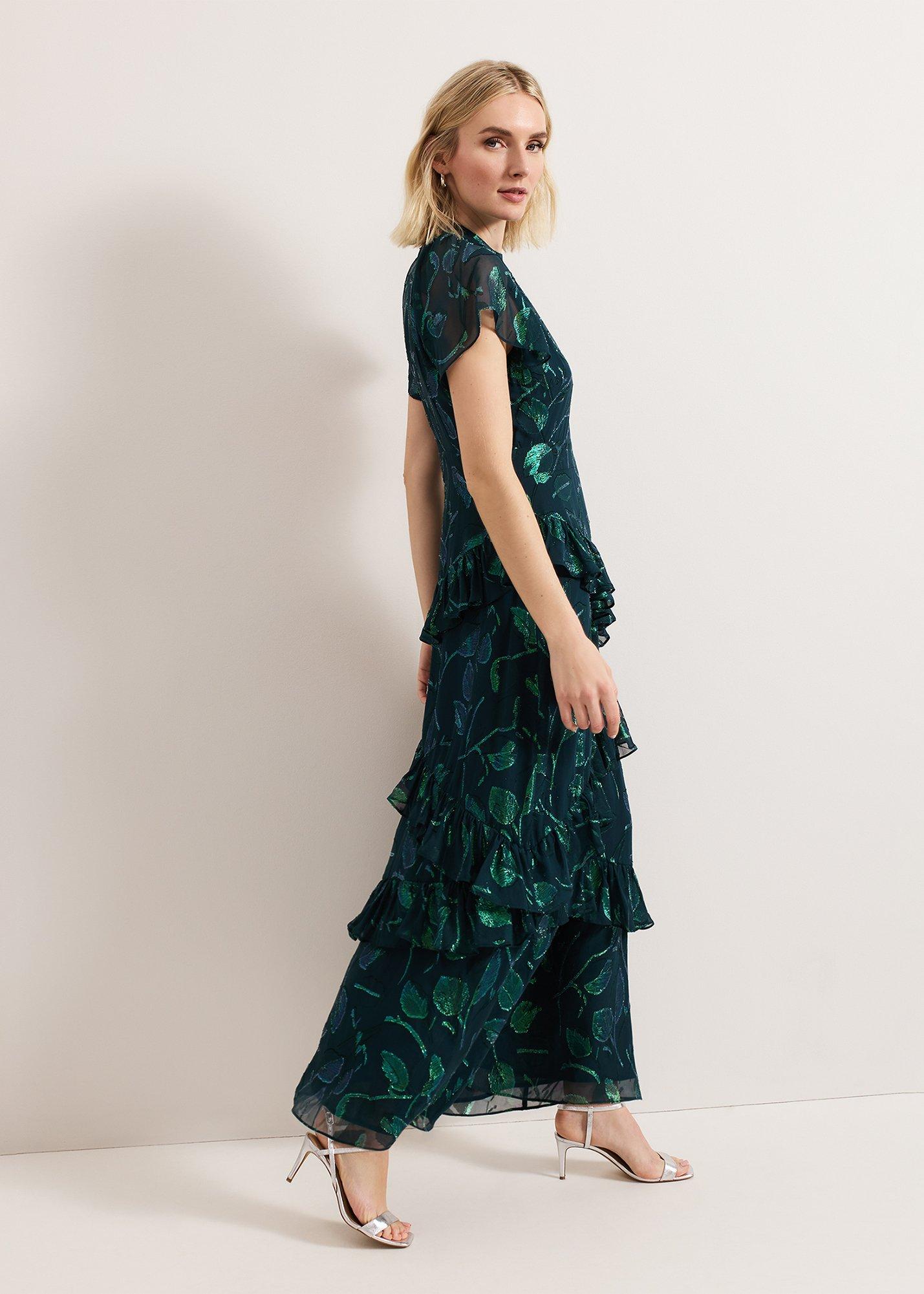 ${product-id}-Haisley Silk Dress-Green-${view-type}