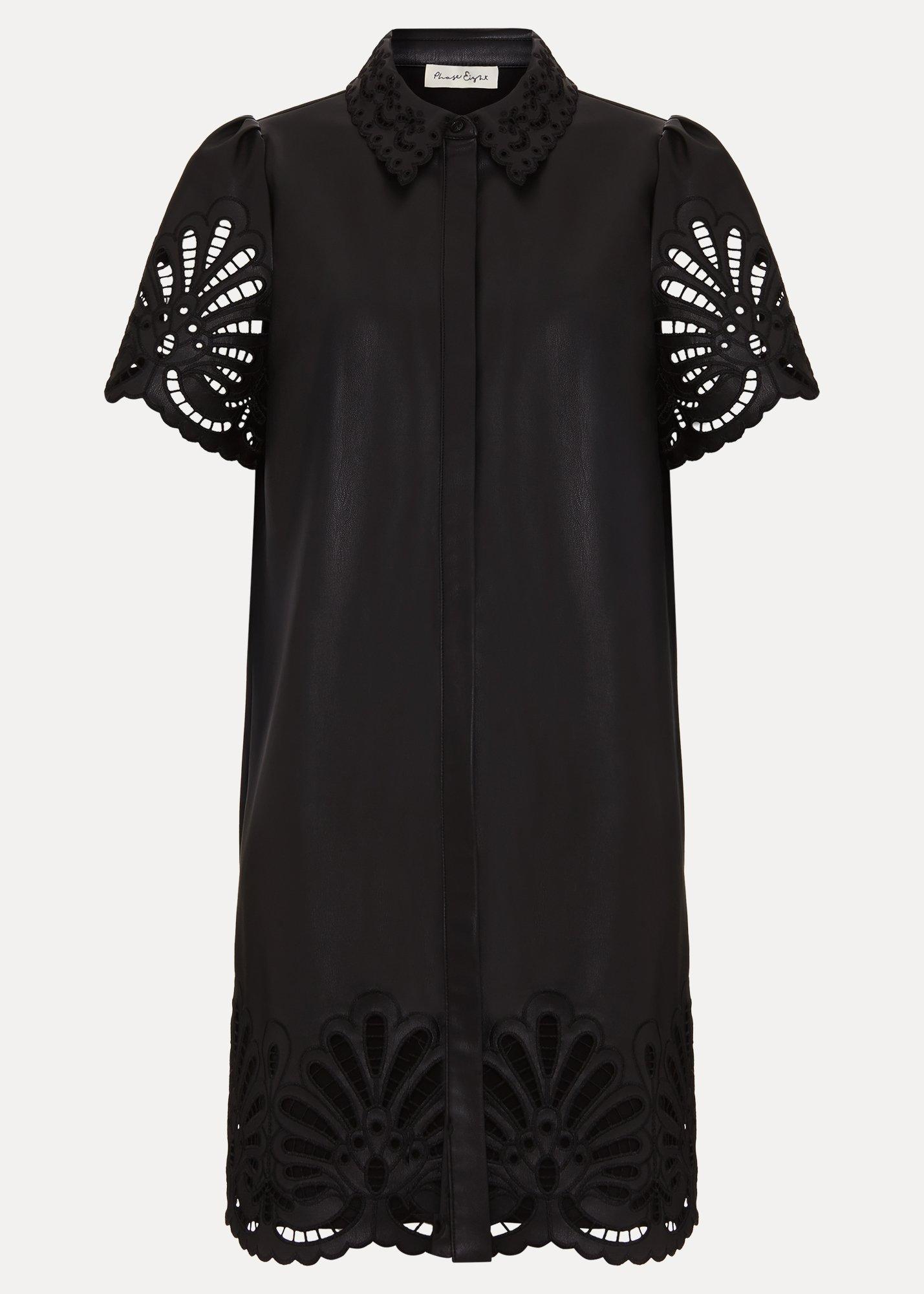 ${product-id}-Cutwork Pu Dress-Black-${view-type}