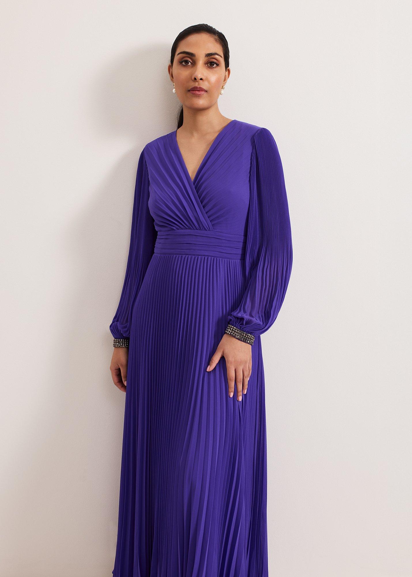 ${product-id}-Petite Beaded Dress-Purple-${view-type}