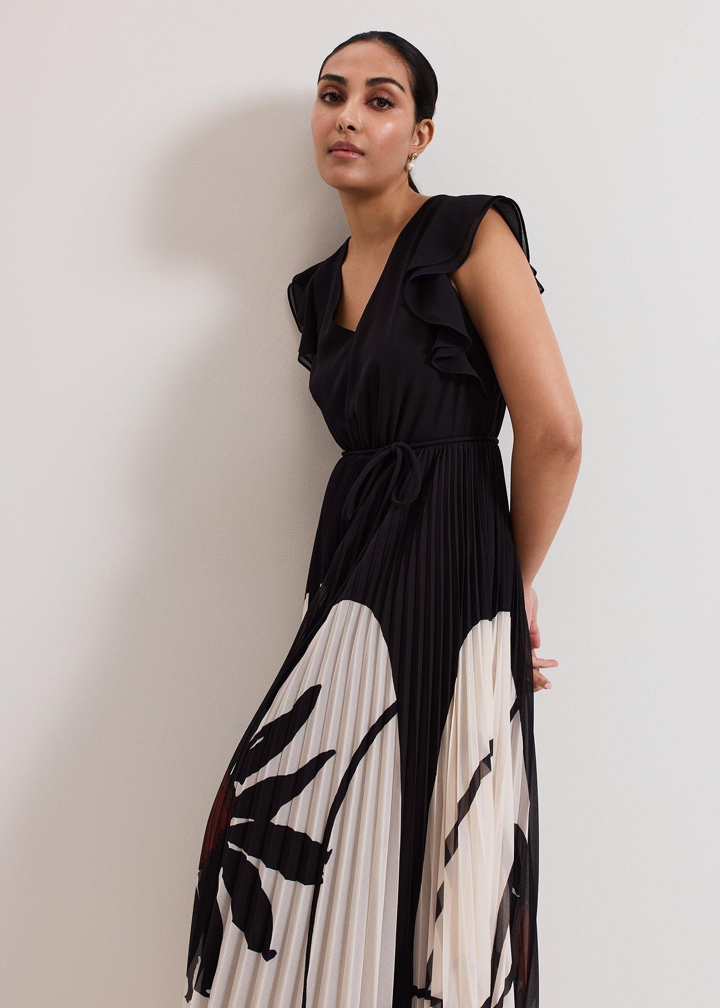 ${product-id}-Petite Uma Dress-Black Multi-${view-type}