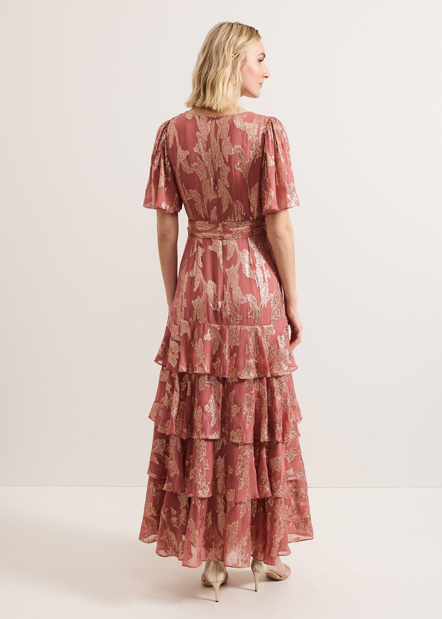 Elanie Shimmer Maxi Dress