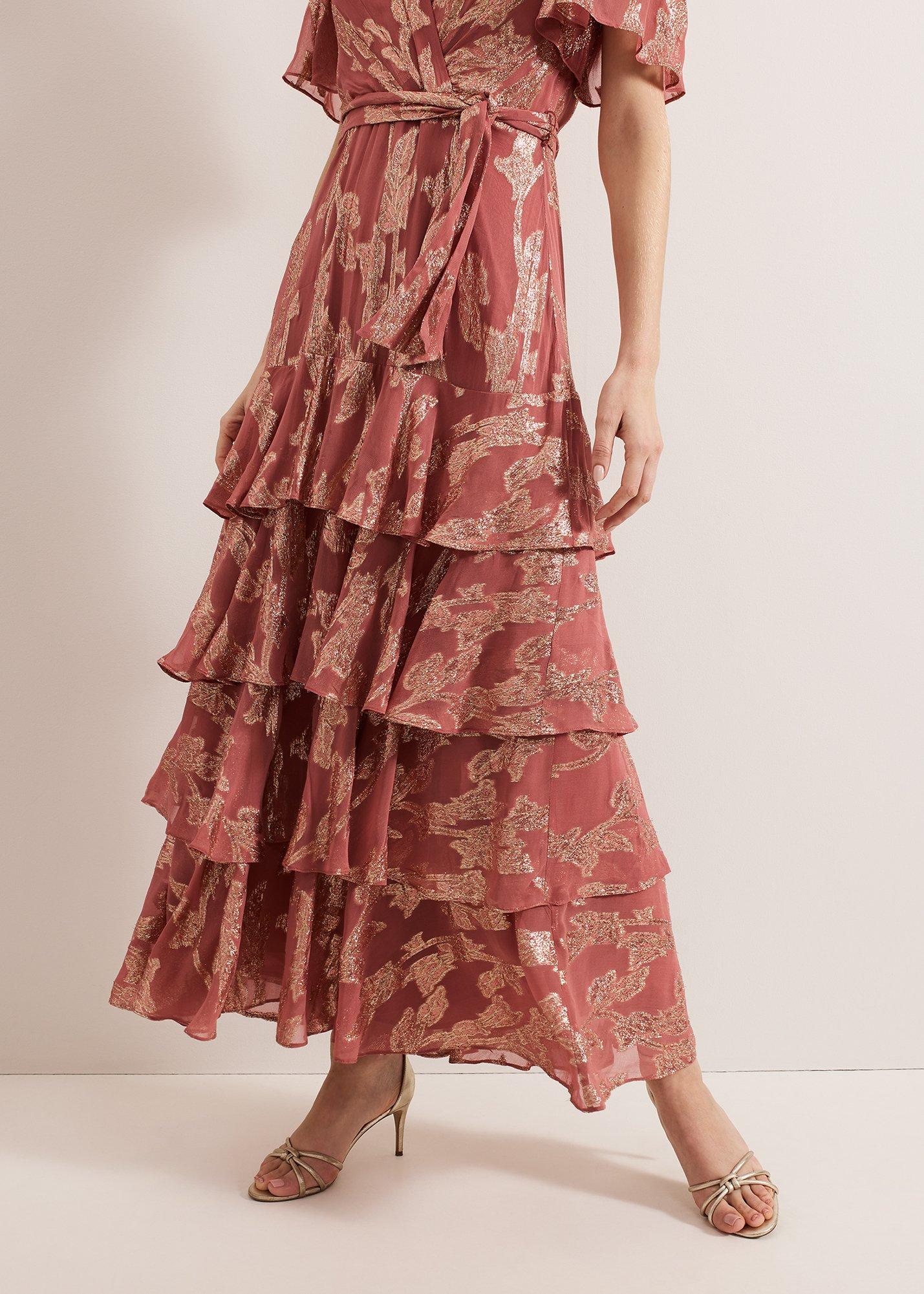 Elanie Shimmer Maxi Dress