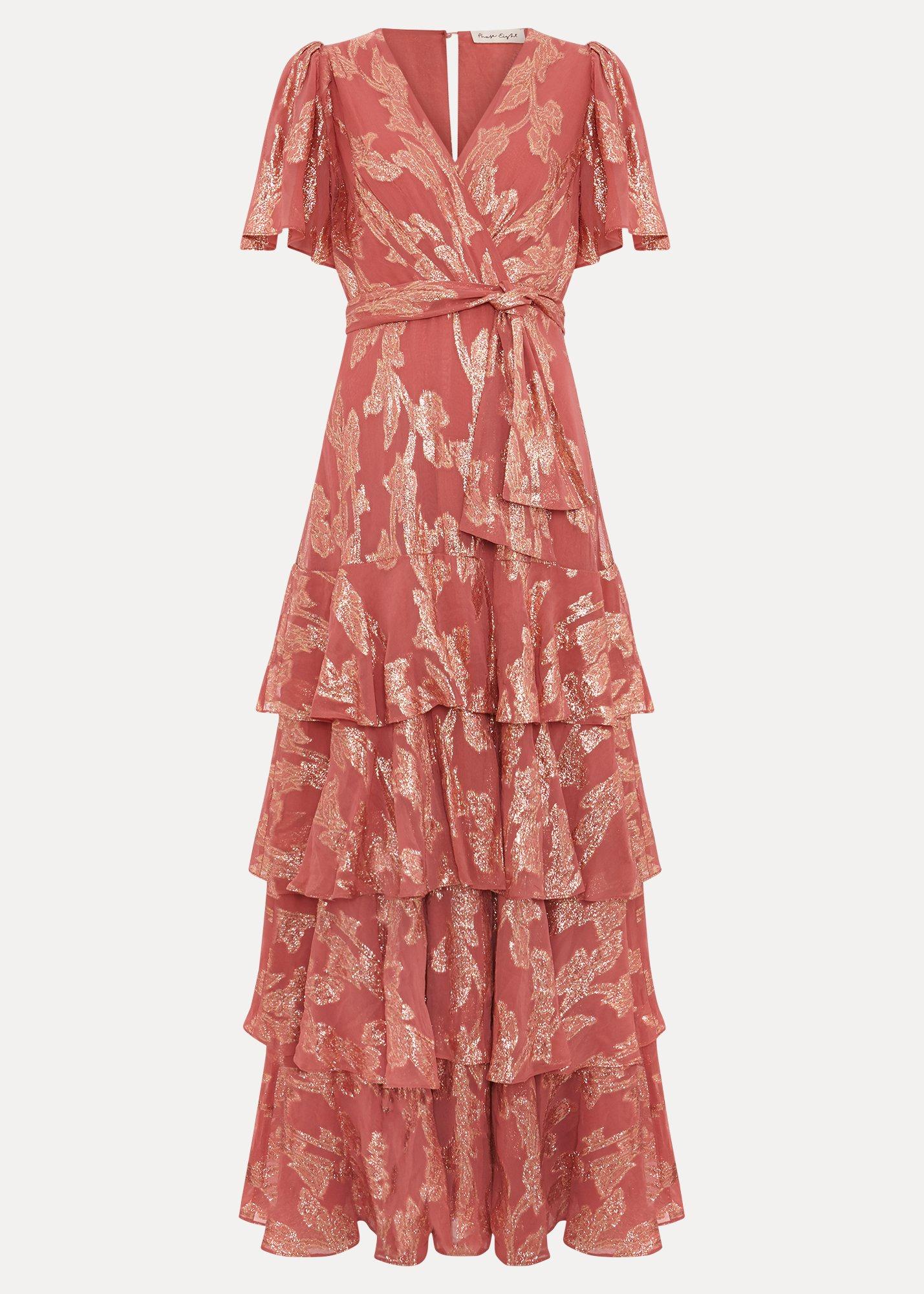 Elanie Shimmer Maxi Dress