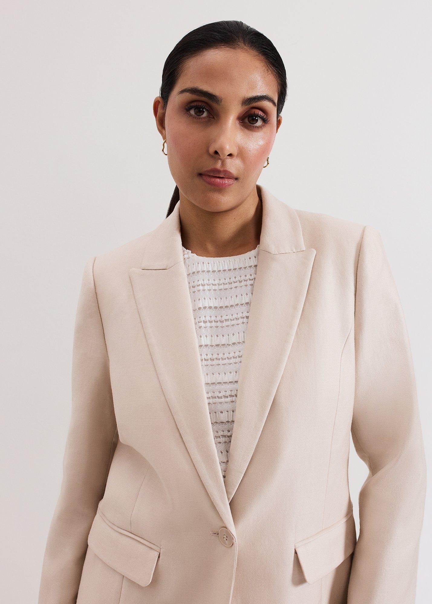 ${product-id}-Amble Petite Blazer-Stone-${view-type}