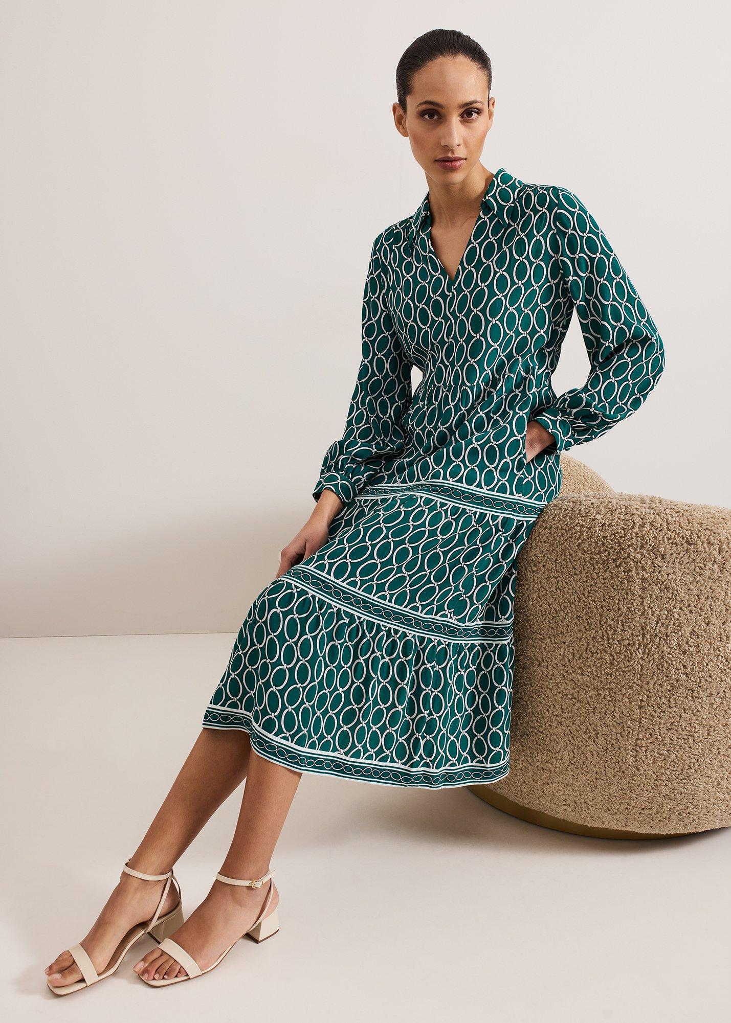 Tiered Midi Dress