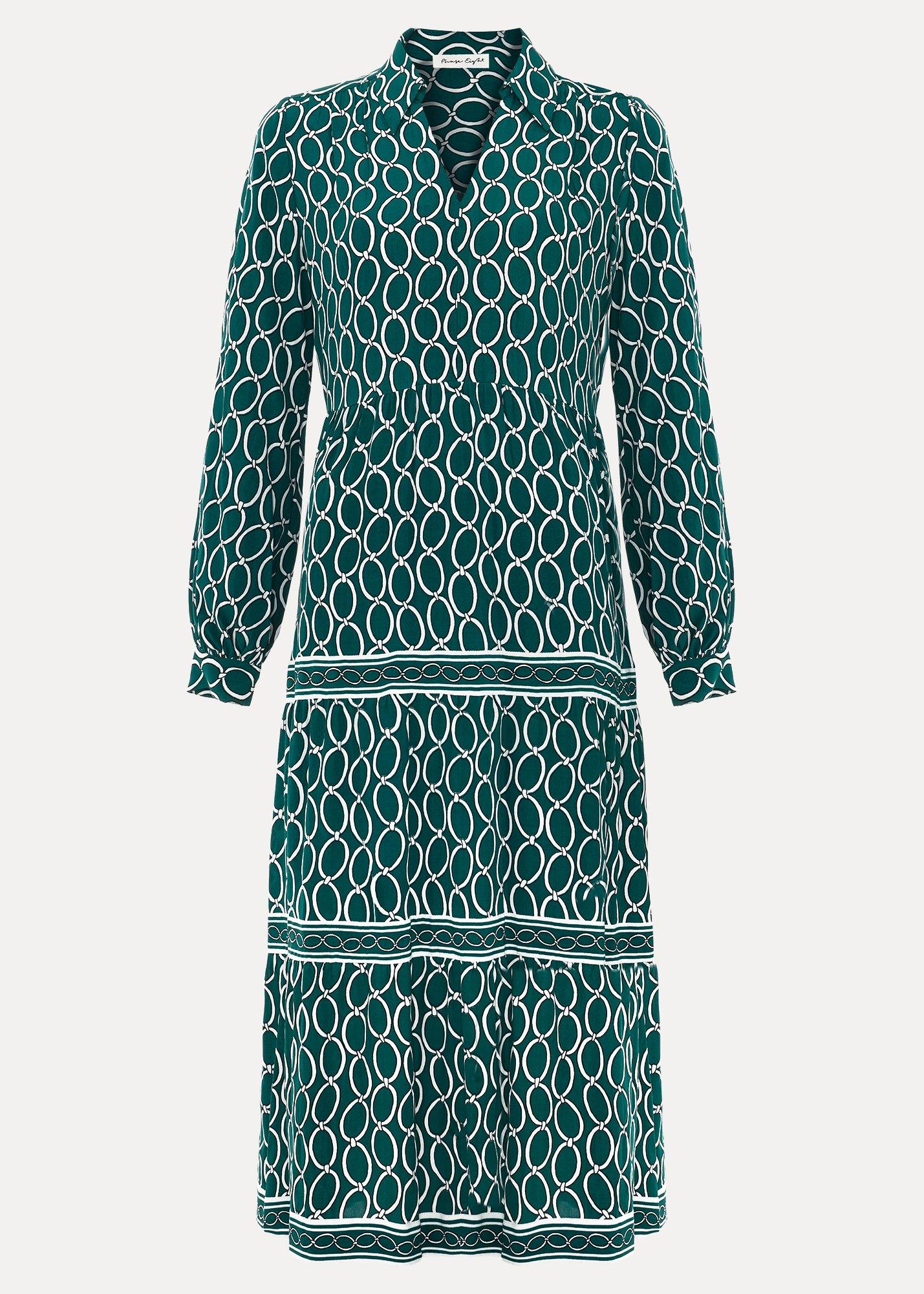 ${product-id}-Petite Tiered Dress-Green-${view-type}
