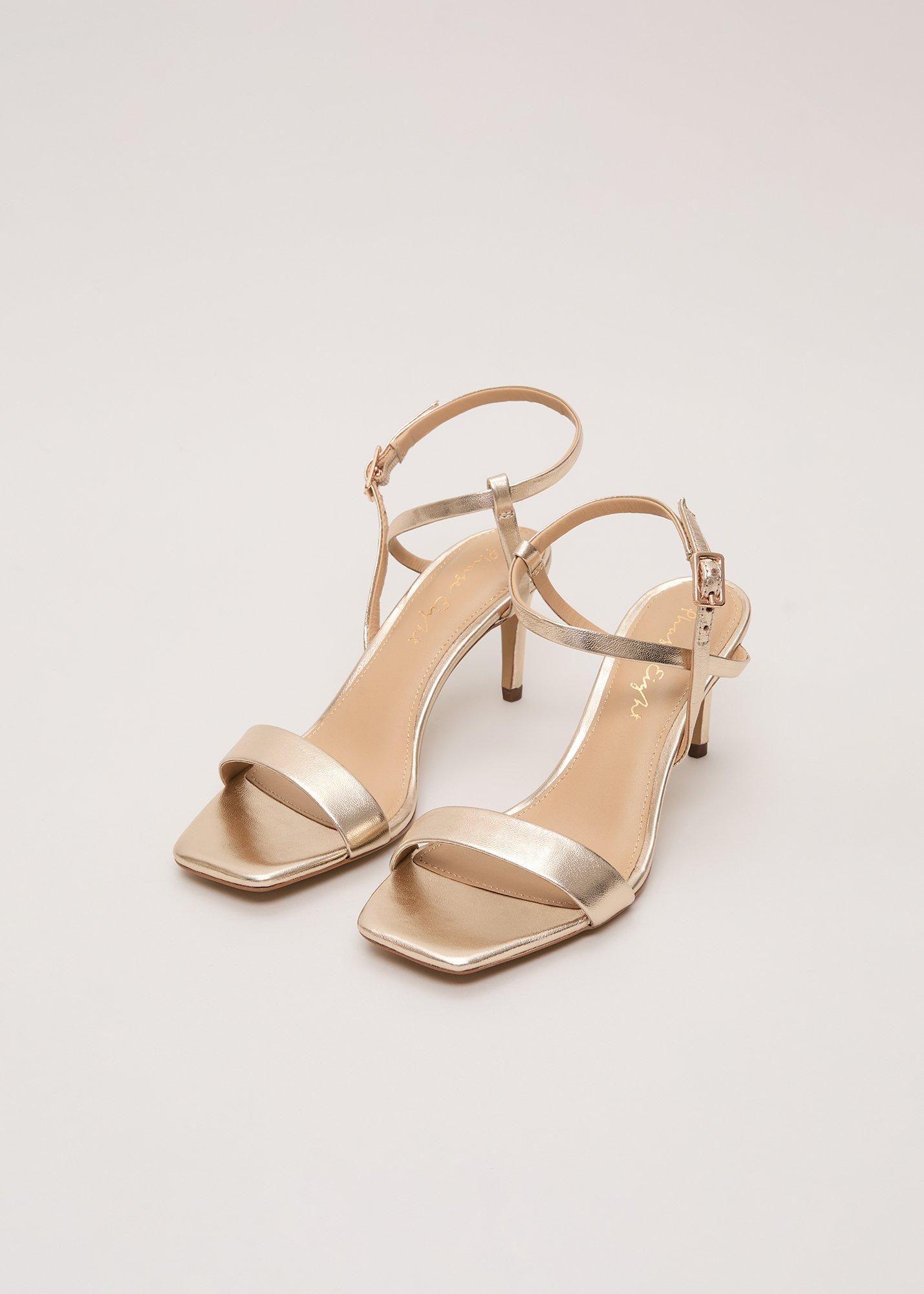 Gold Strappy Sandal