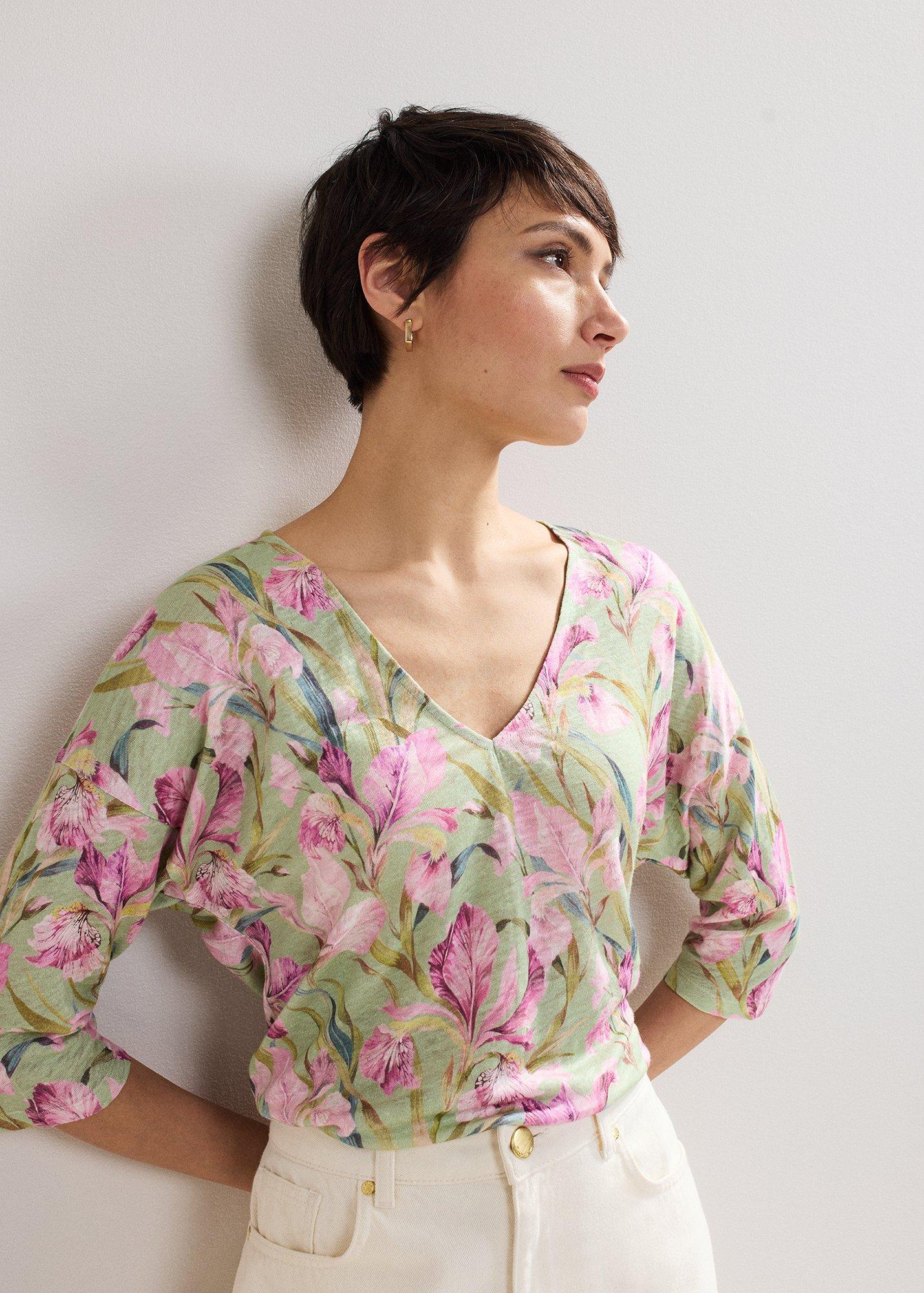 Flossie Linen Top