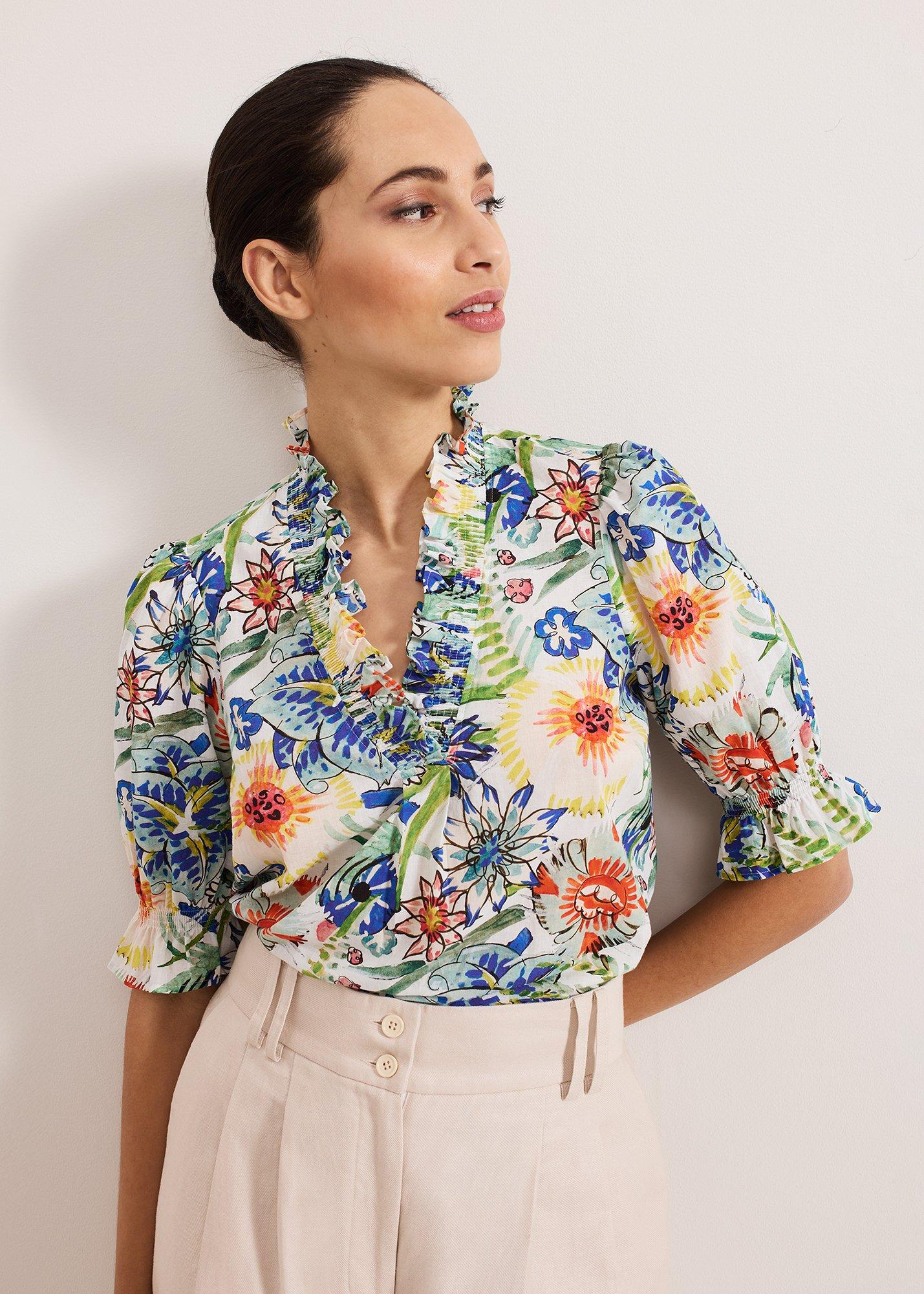 Izara Print Top