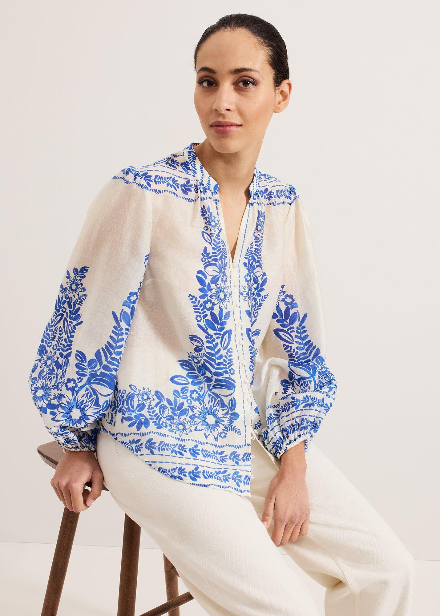 Marisa Linen Blouse
