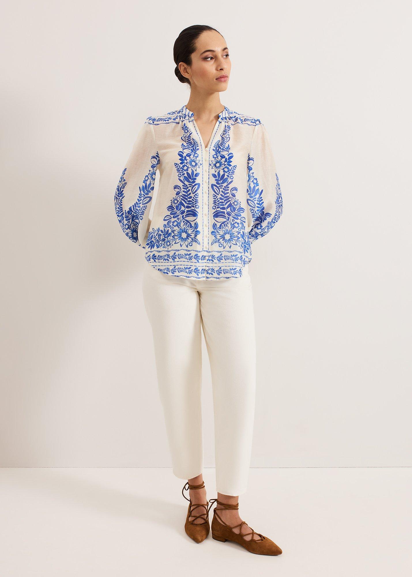 ${product-id}-Marisa Linen Blouse-Blue-${view-type}