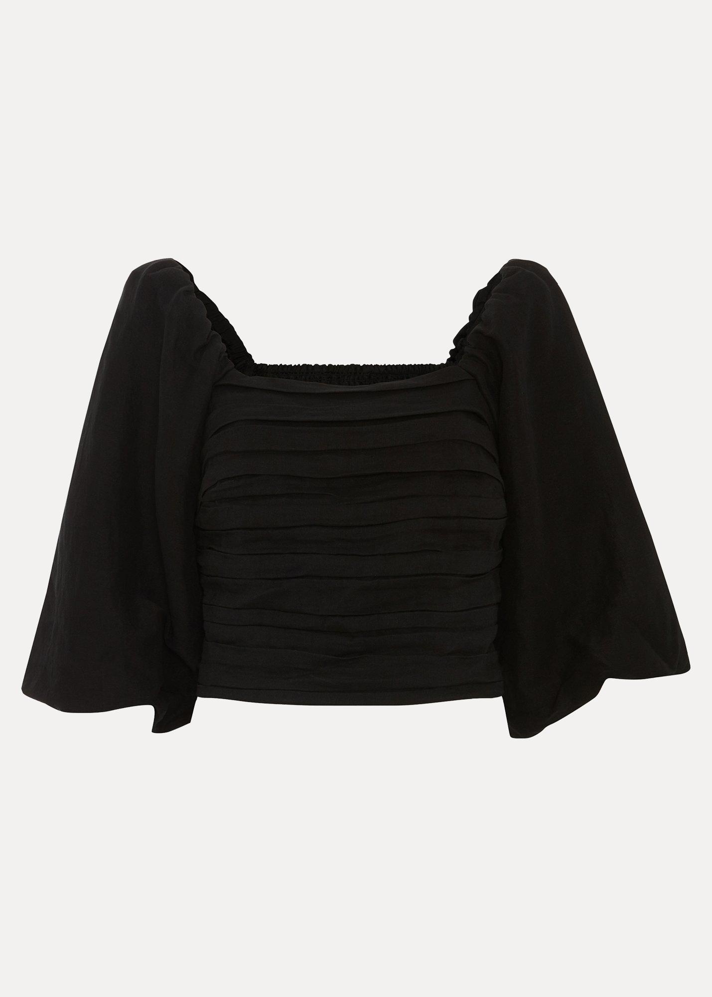 ${product-id}-Asha Linen Blouse-Black-${view-type}
