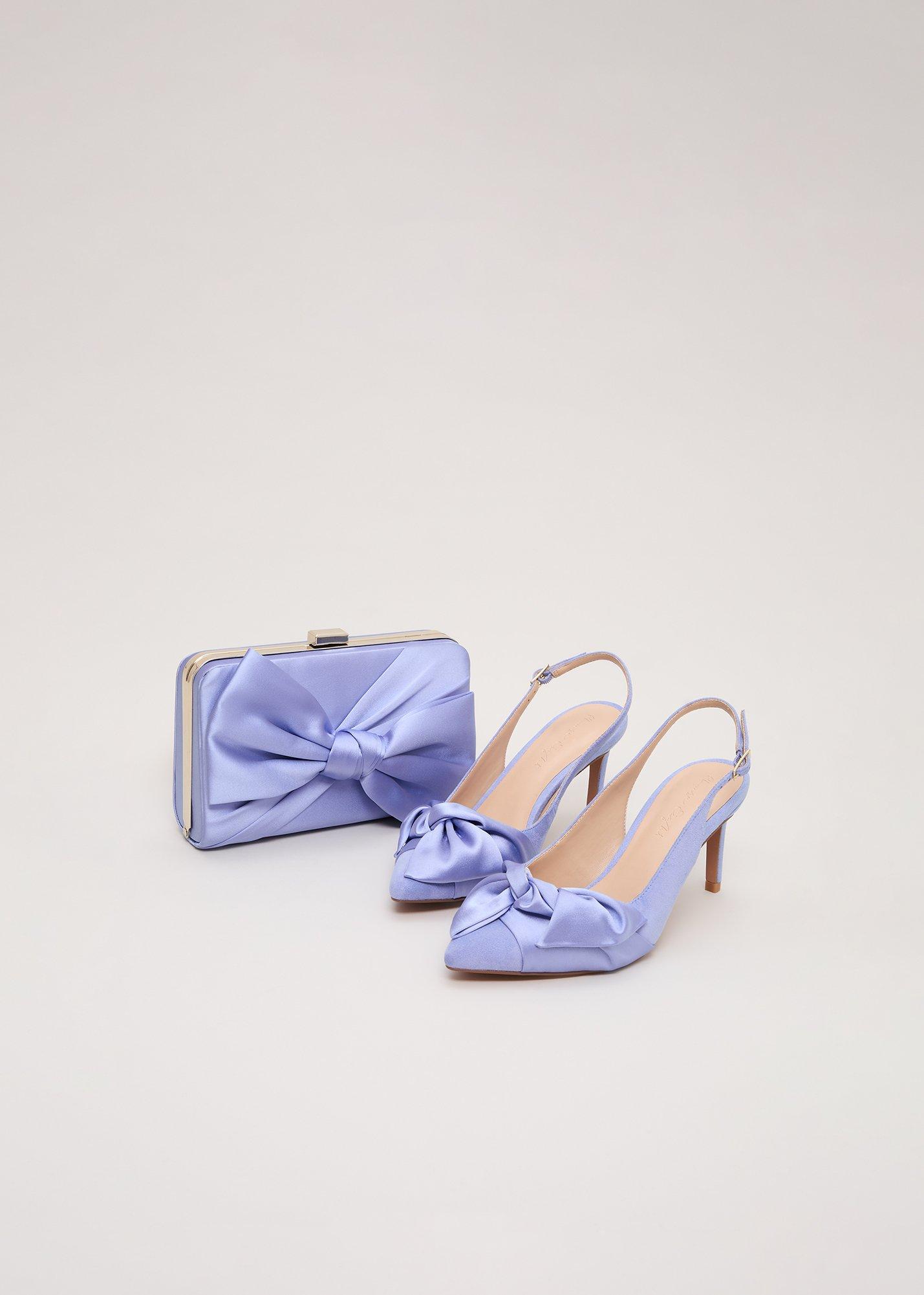 Twist Front Slingback Heeled Shoes
