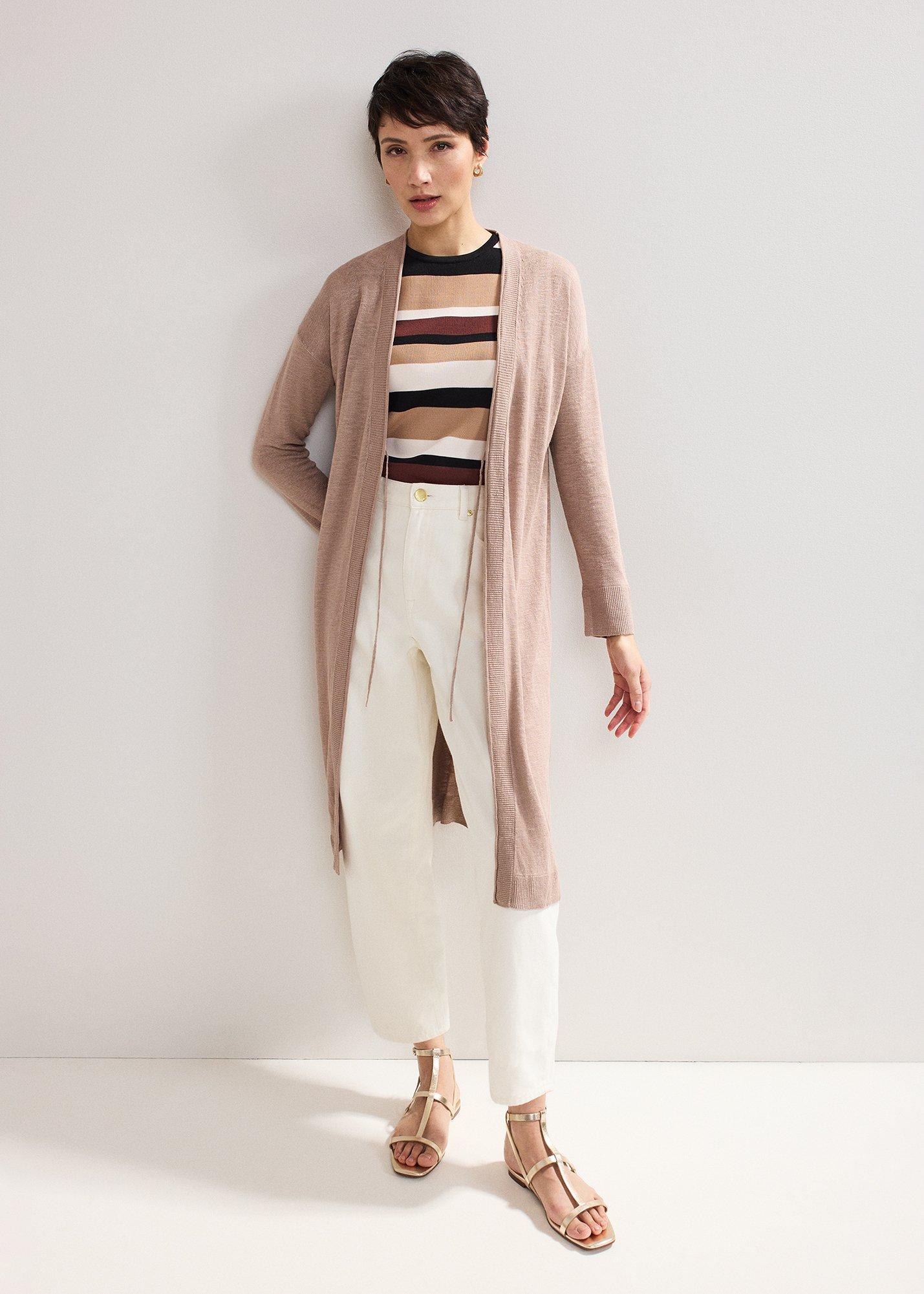 ${product-id}-Tasha Linen Cardigan-Brown-${view-type}