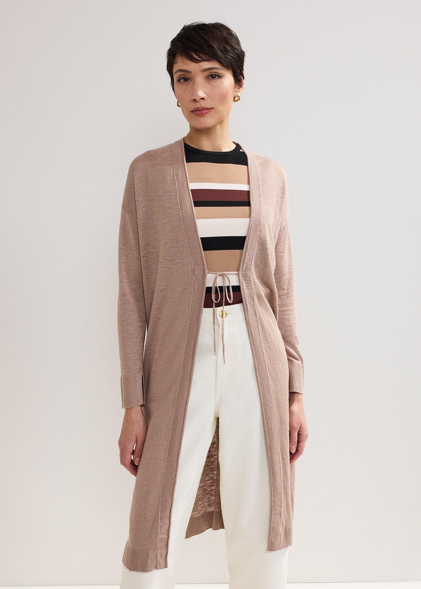 ${product-id}-Tasha Linen Cardigan-Brown-${view-type}