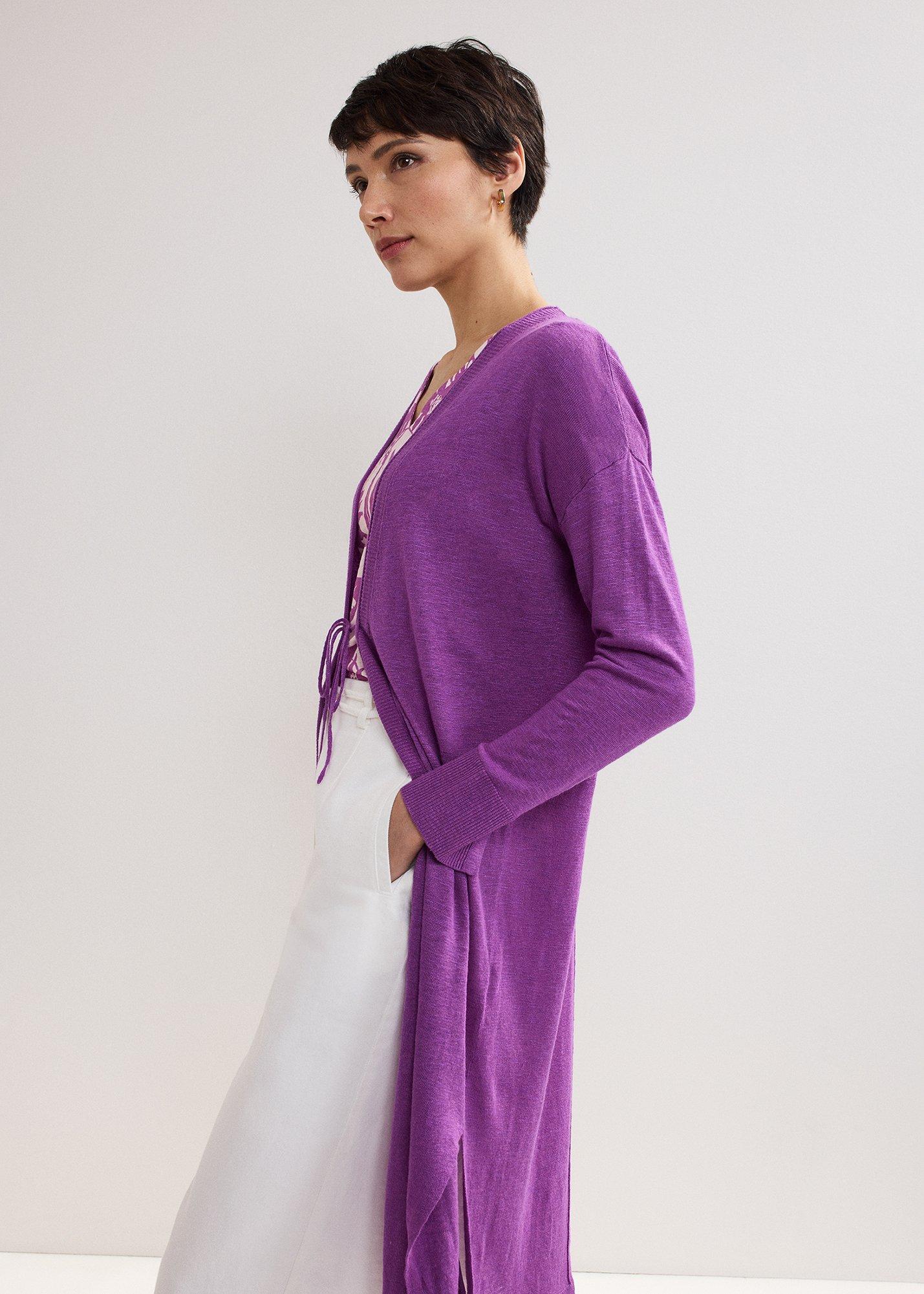 ${product-id}-Tasha Linen Cardigan-Purple-${view-type}