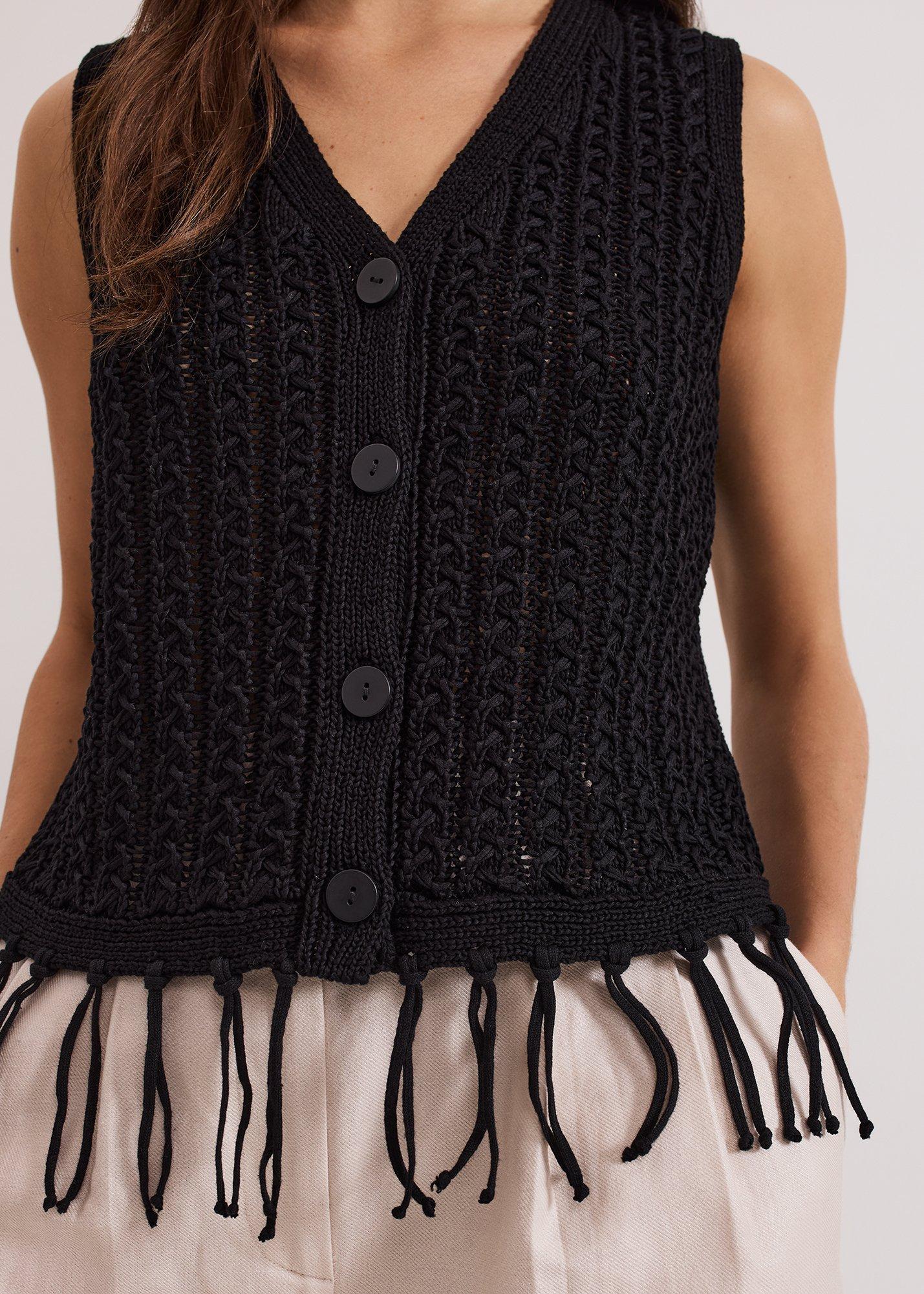 ${product-id}-Quinn Knit Waistcoat-Black-${view-type}