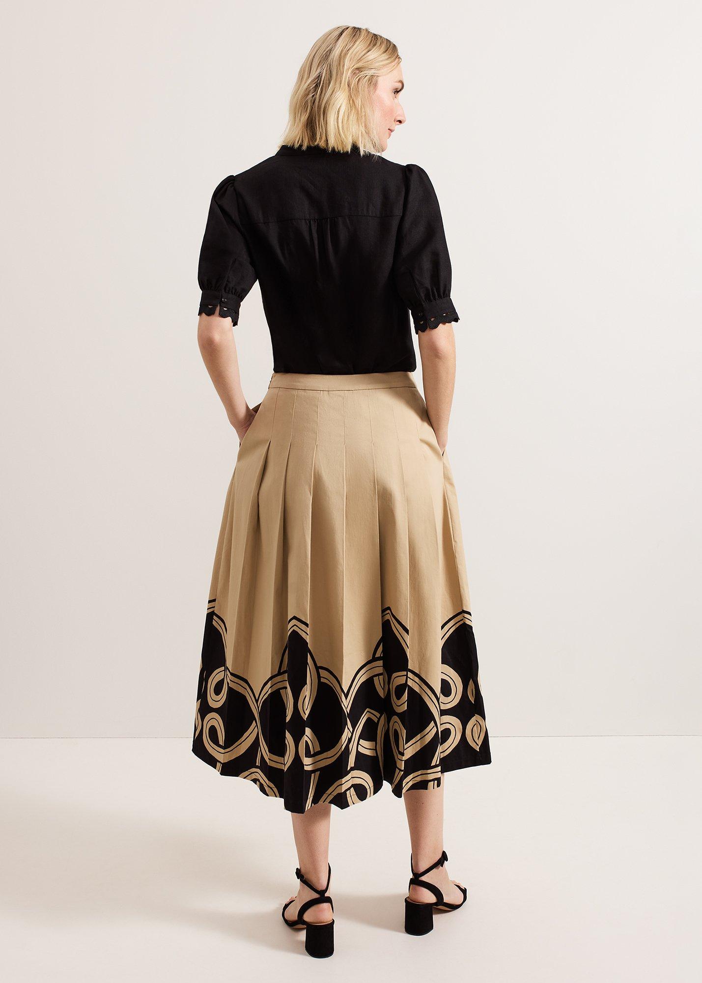 Sophia Print Skirt
