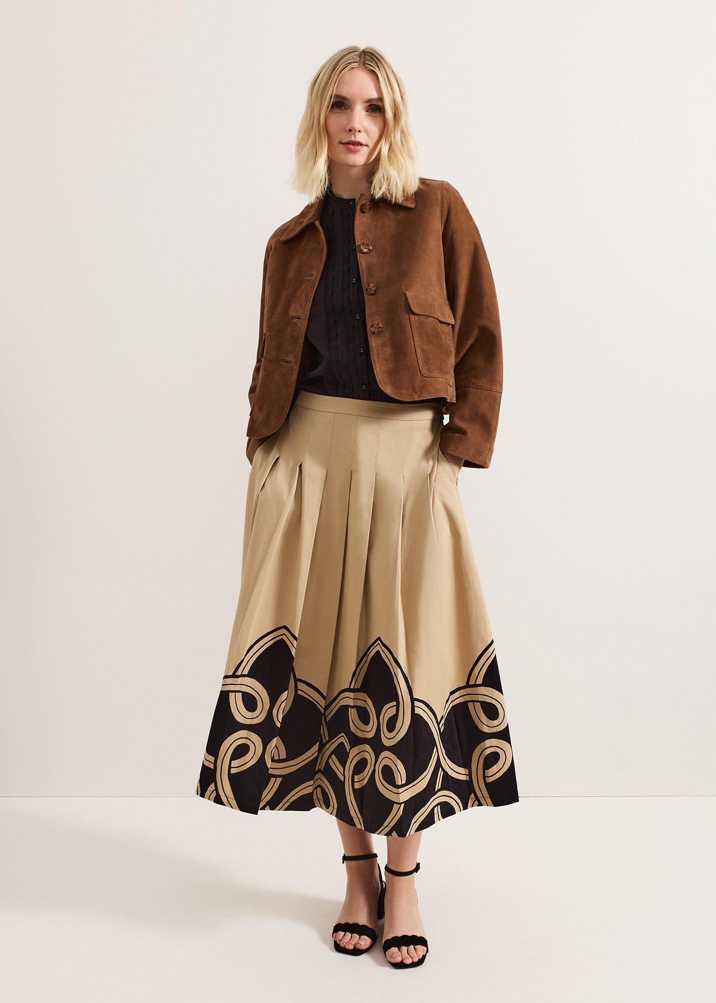 ${product-id}-Sophia Print Skirt-Stone-${view-type}