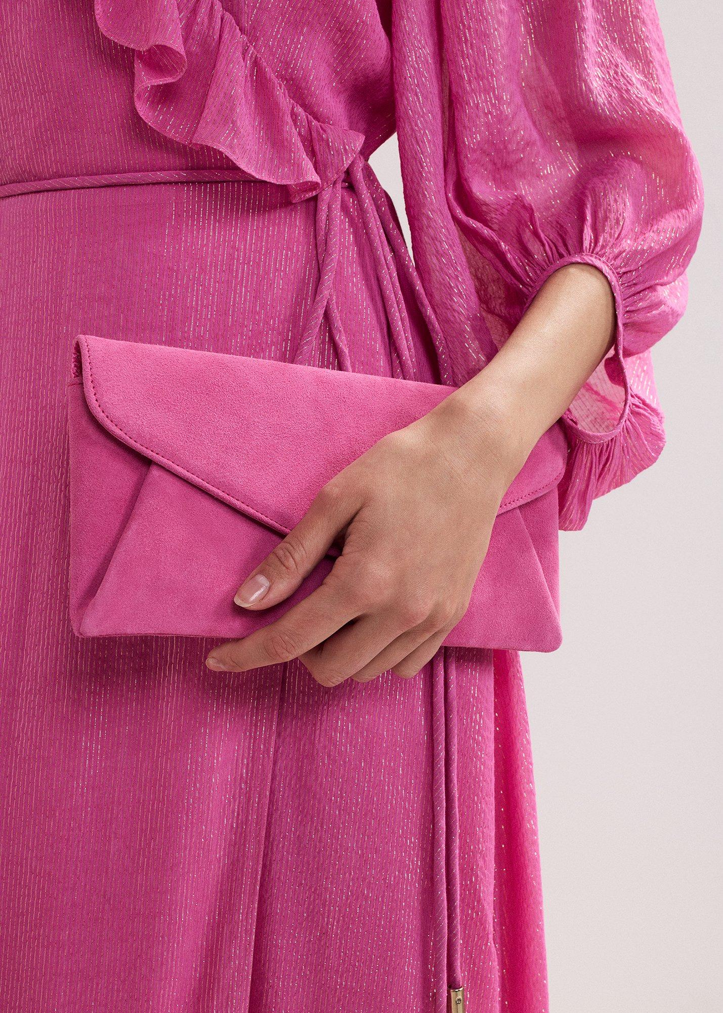 Suede Clutch