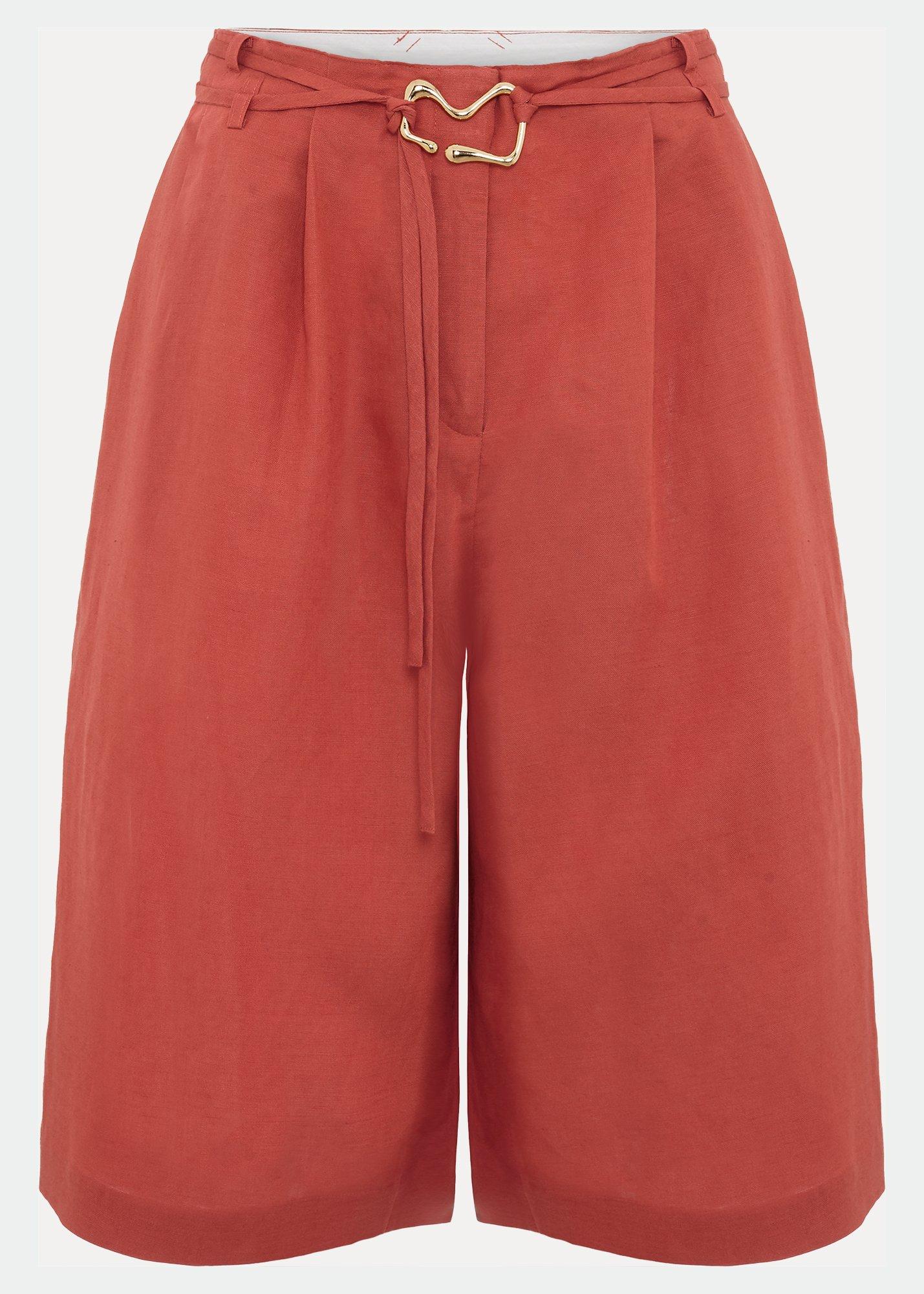 ${product-id}-Lottie Belted Short-Brown-${view-type}