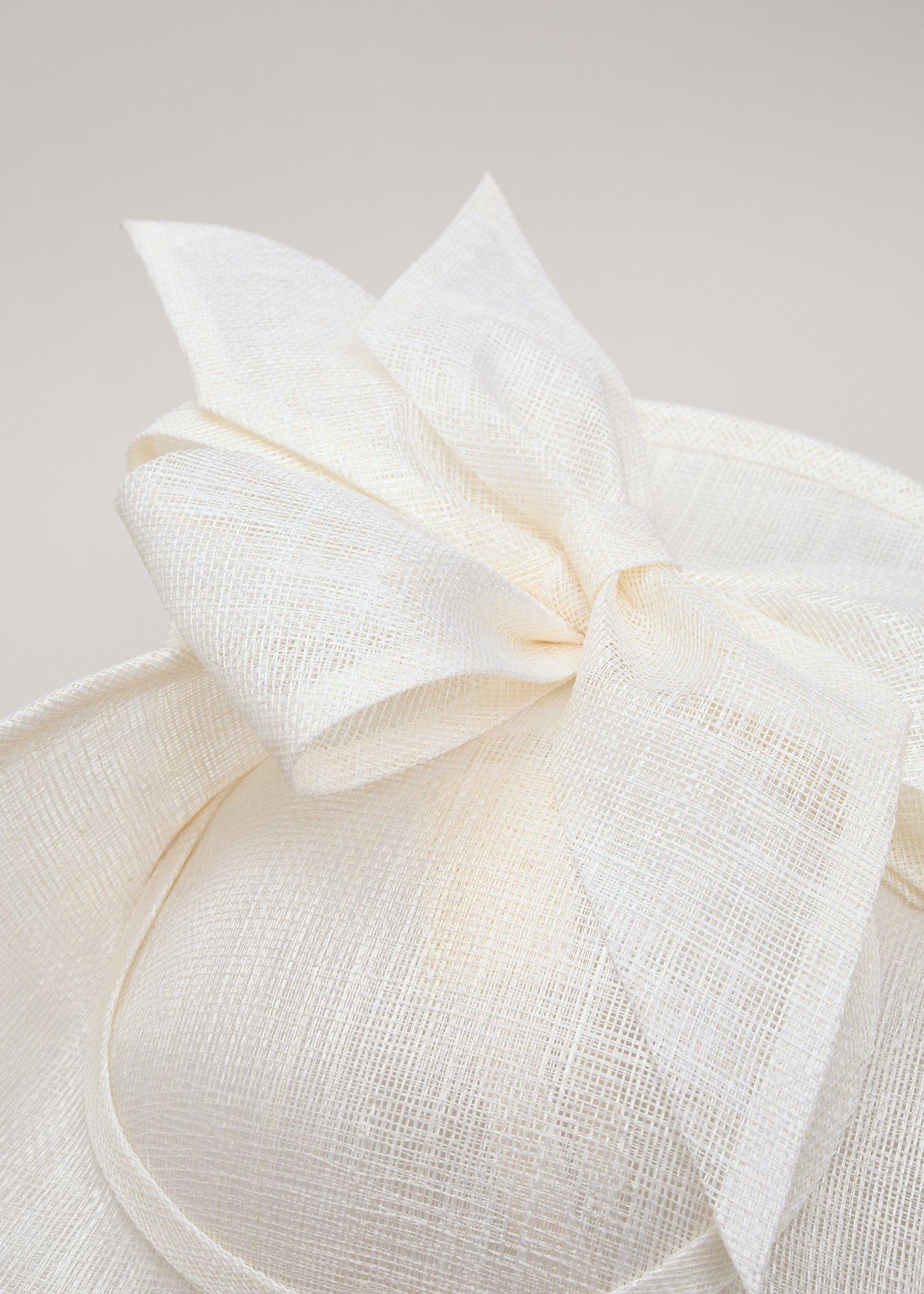 ${product-id}-Bow Disc Fascinator-Ivory-${view-type}