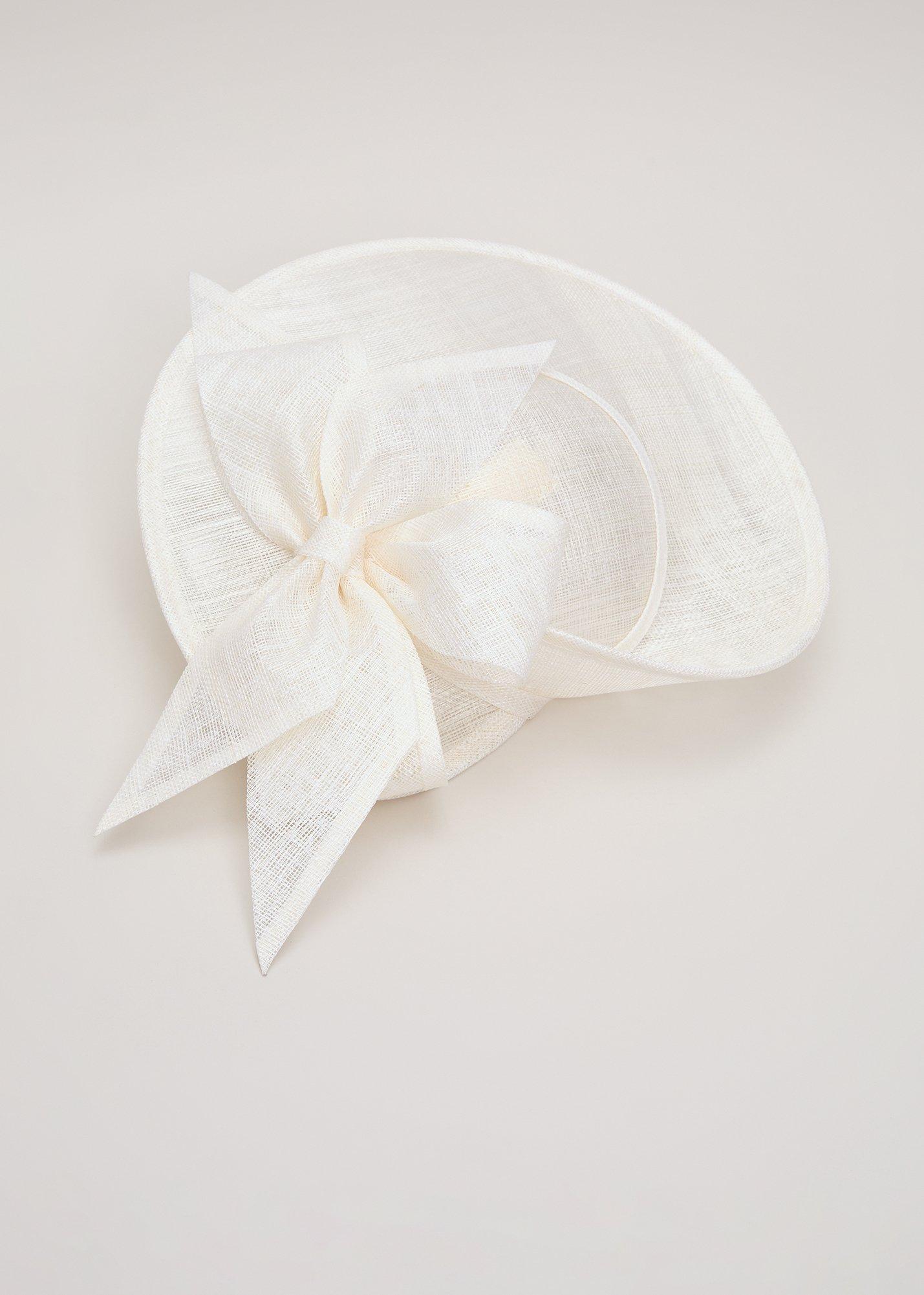 ${product-id}-Bow Disc Fascinator-Ivory-${view-type}