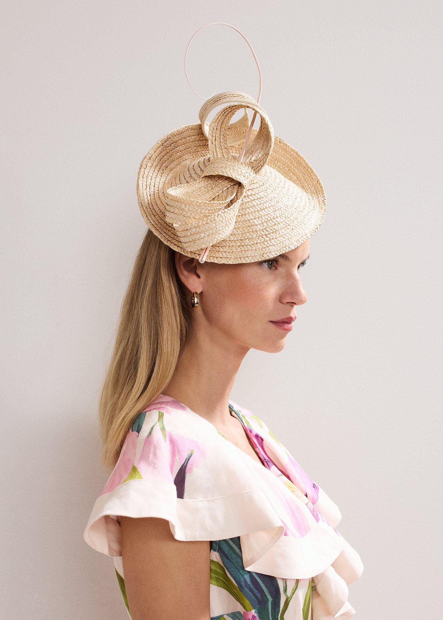 Straw Fascinator