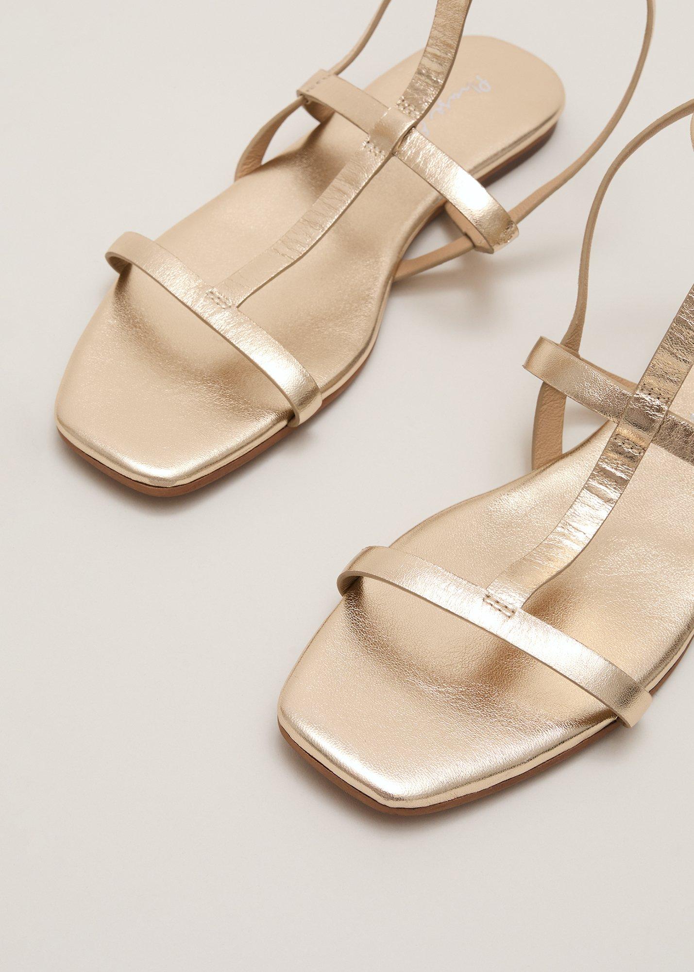 ${product-id}-Strappy Flat Sandals-Gold-${view-type}