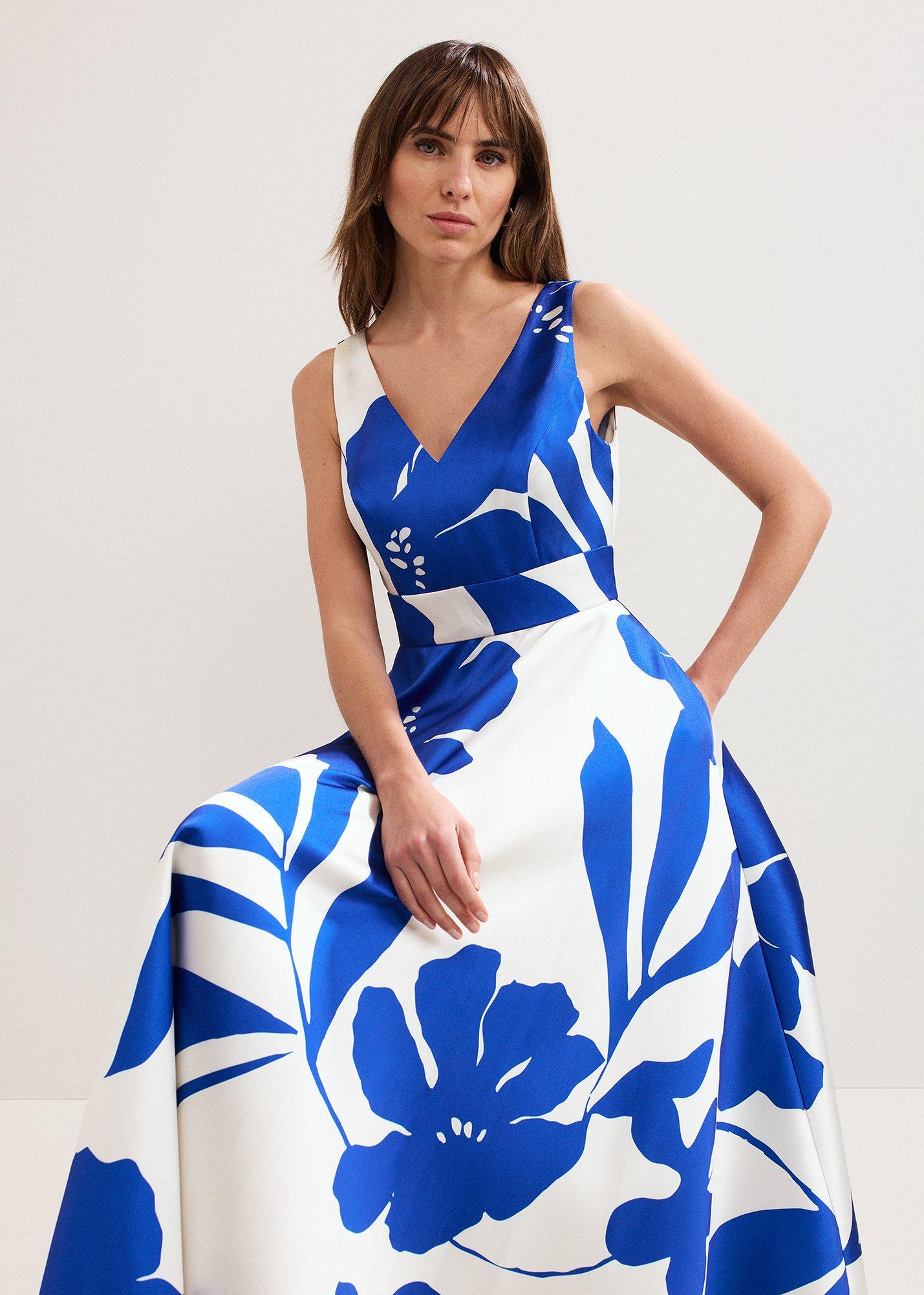 ${product-id}-Delicia Print Dress-Cobalt-${view-type}