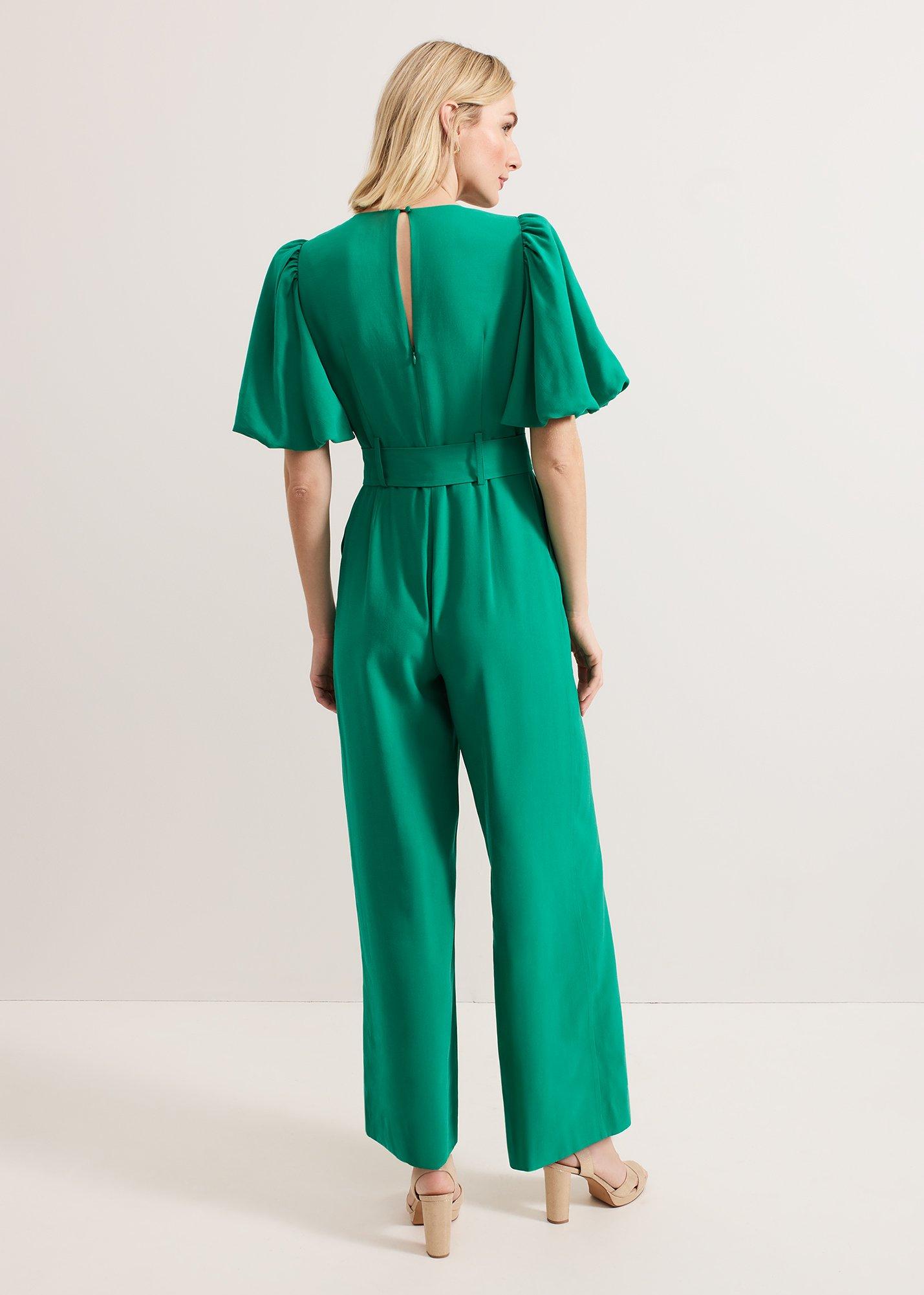${product-id}-Margot Puff Jumpsuit-Green-${view-type}