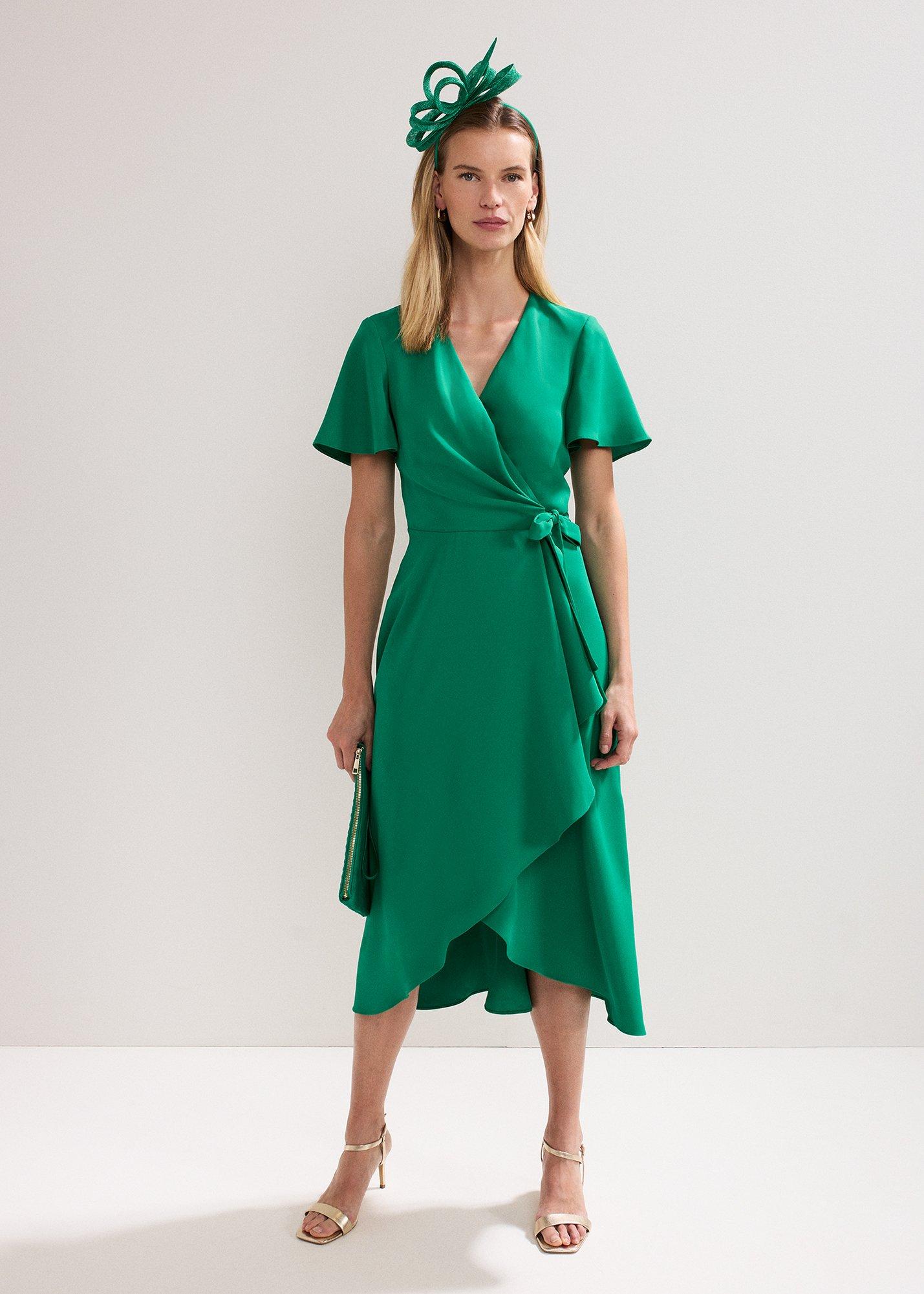 ${product-id}-Pleat Bow Headband-Green-${view-type}