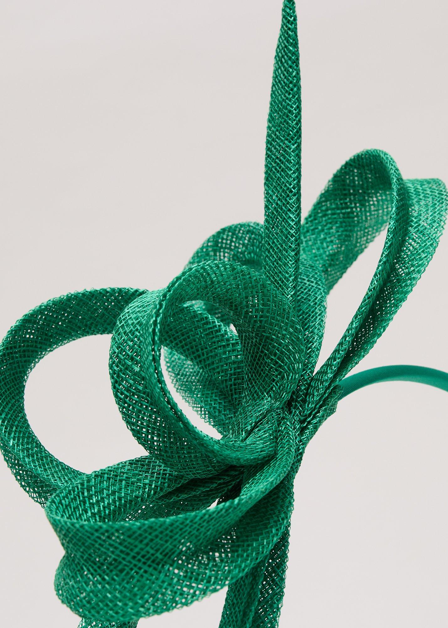 ${product-id}-Pleat Bow Headband-Green-${view-type}