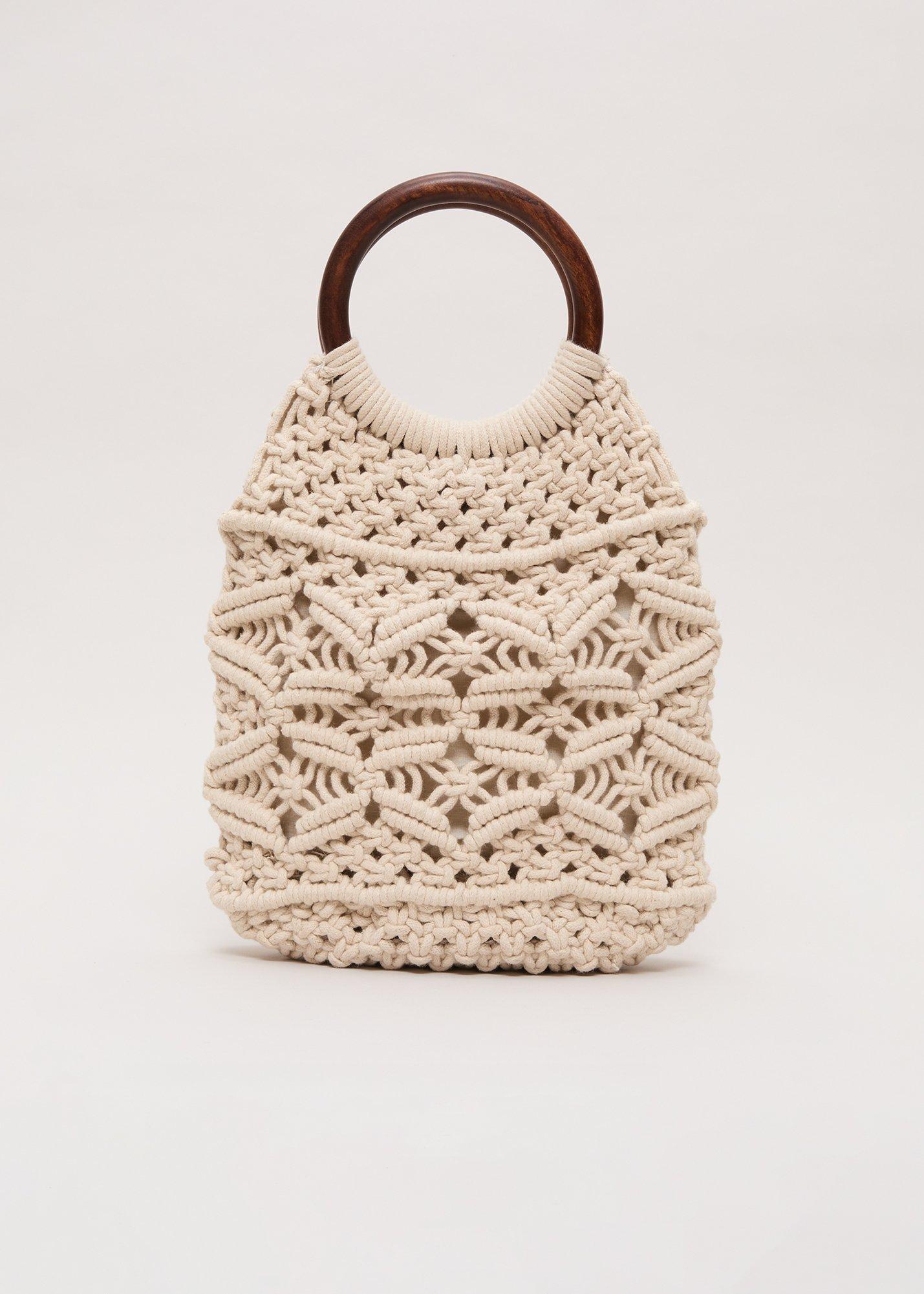 Macrame Bucket Bag