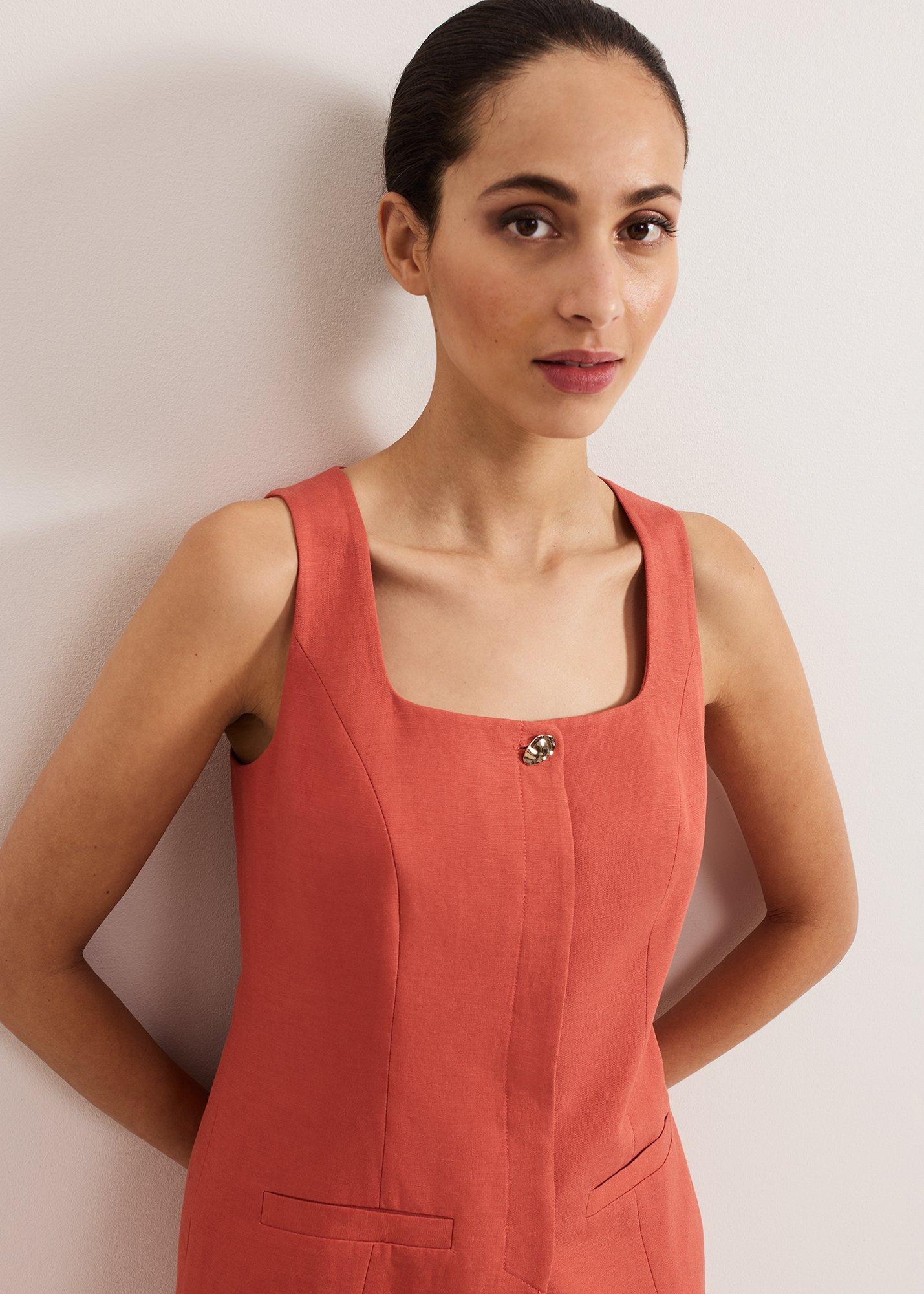 Lottie Linen Blend Waistcoat