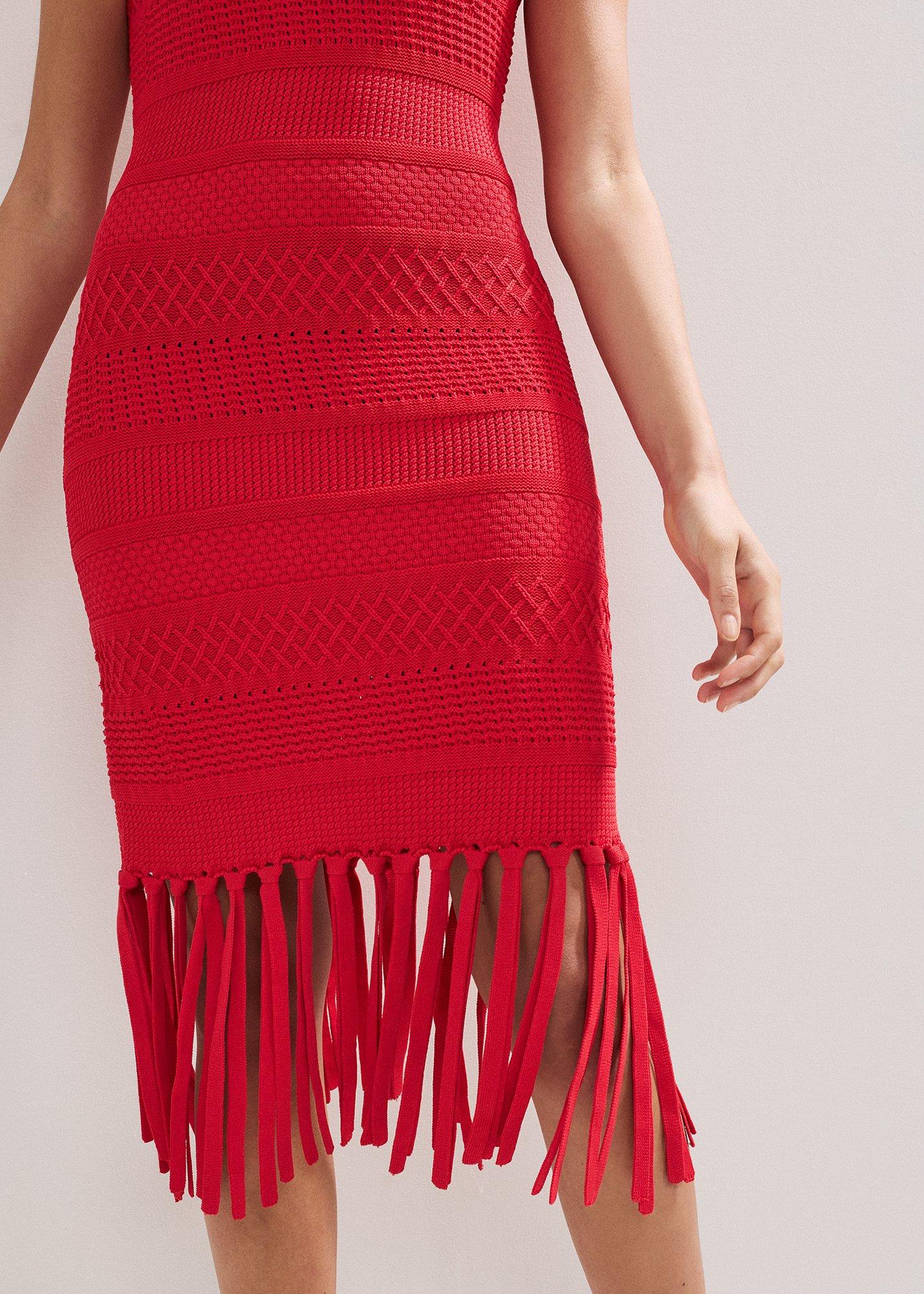 ${product-id}-Tazmin Tassel Dress-Red-${view-type}