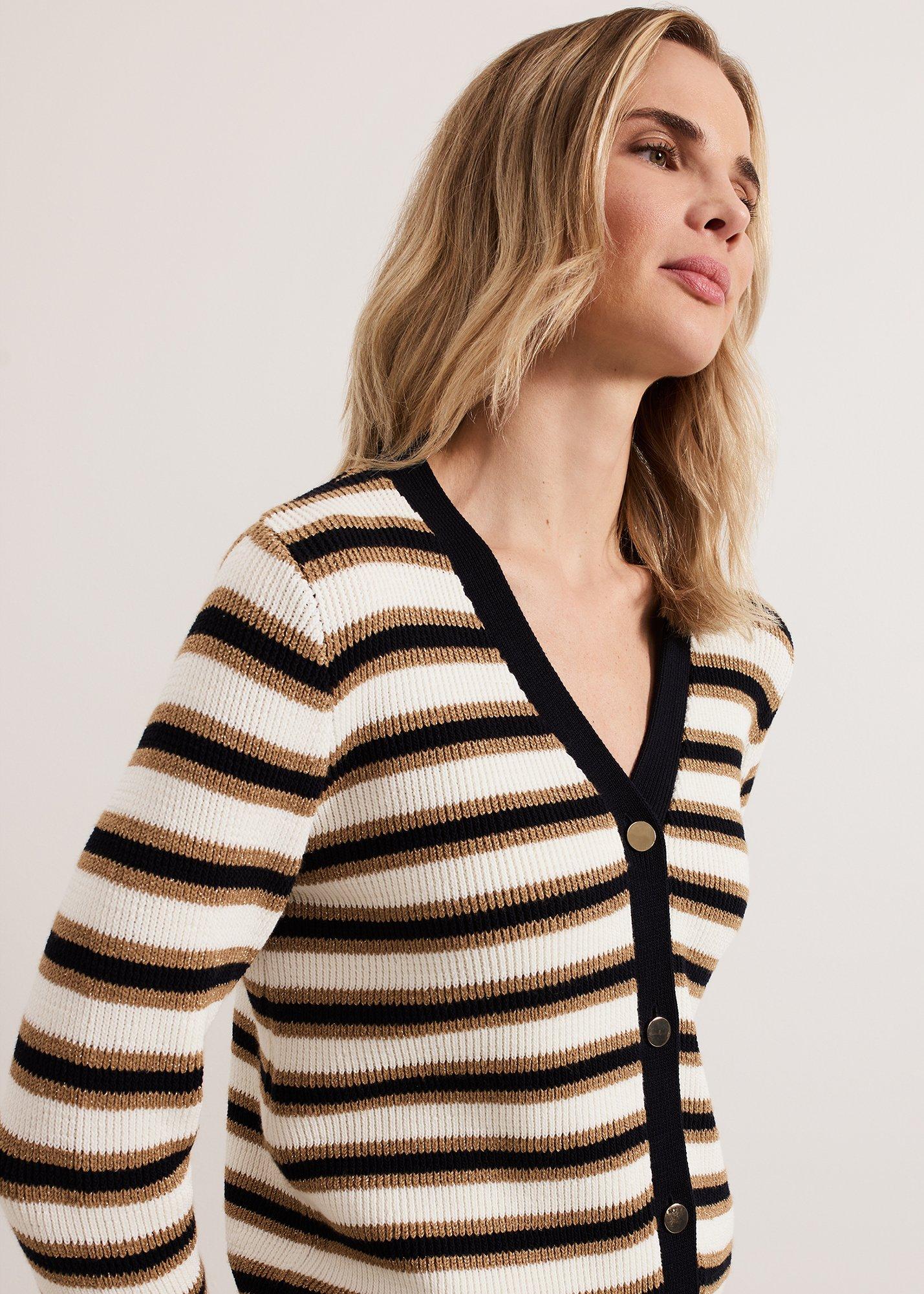 ${product-id}-Indy Stripe Cardigan-Black/Ivory-${view-type}