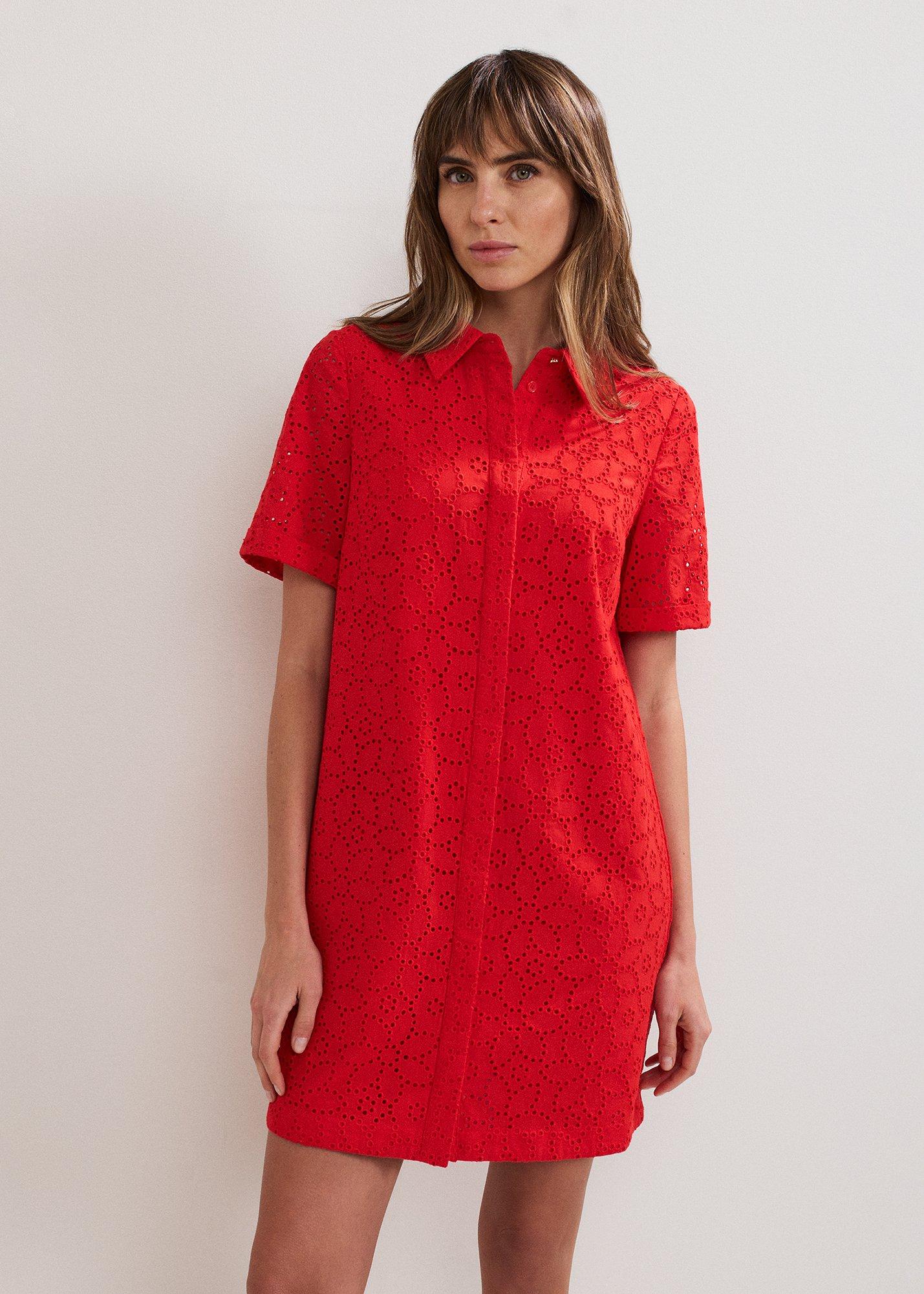 ${product-id}-Nicky Shirt Dress-Red-${view-type}