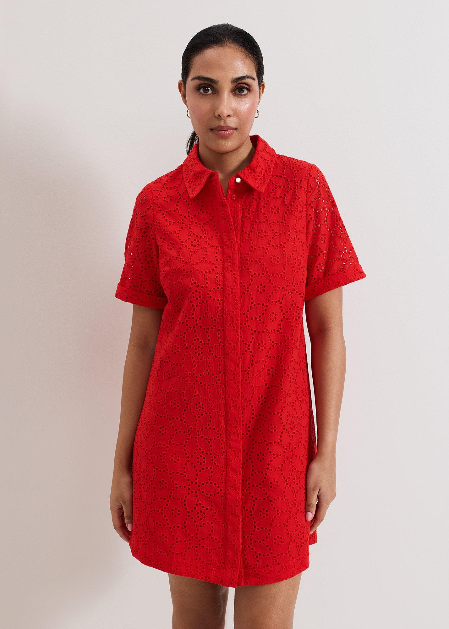 ${product-id}-Petite Nicky Dress-Red-${view-type}