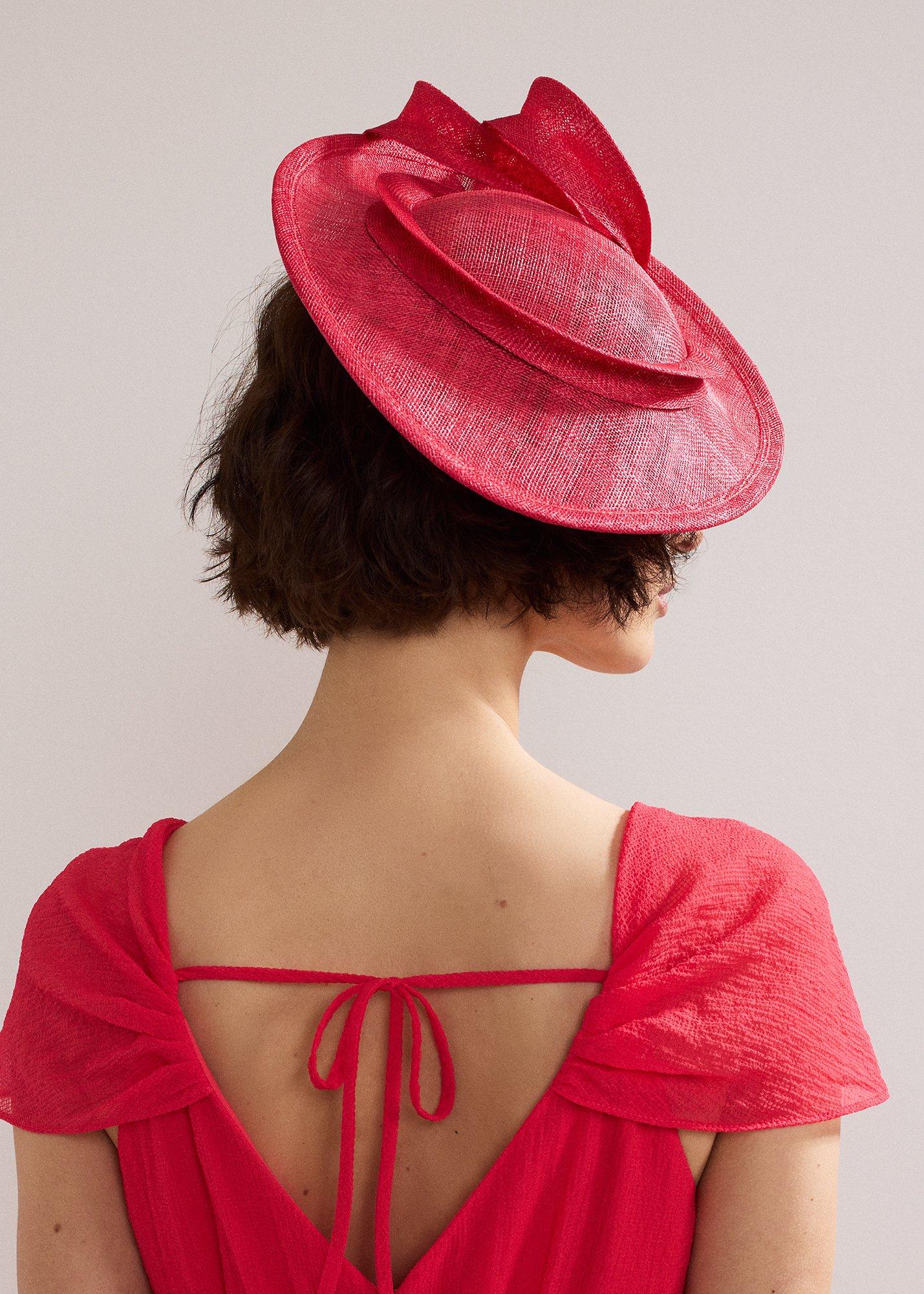 ${product-id}-Oval Fascinator-Coral-${view-type}
