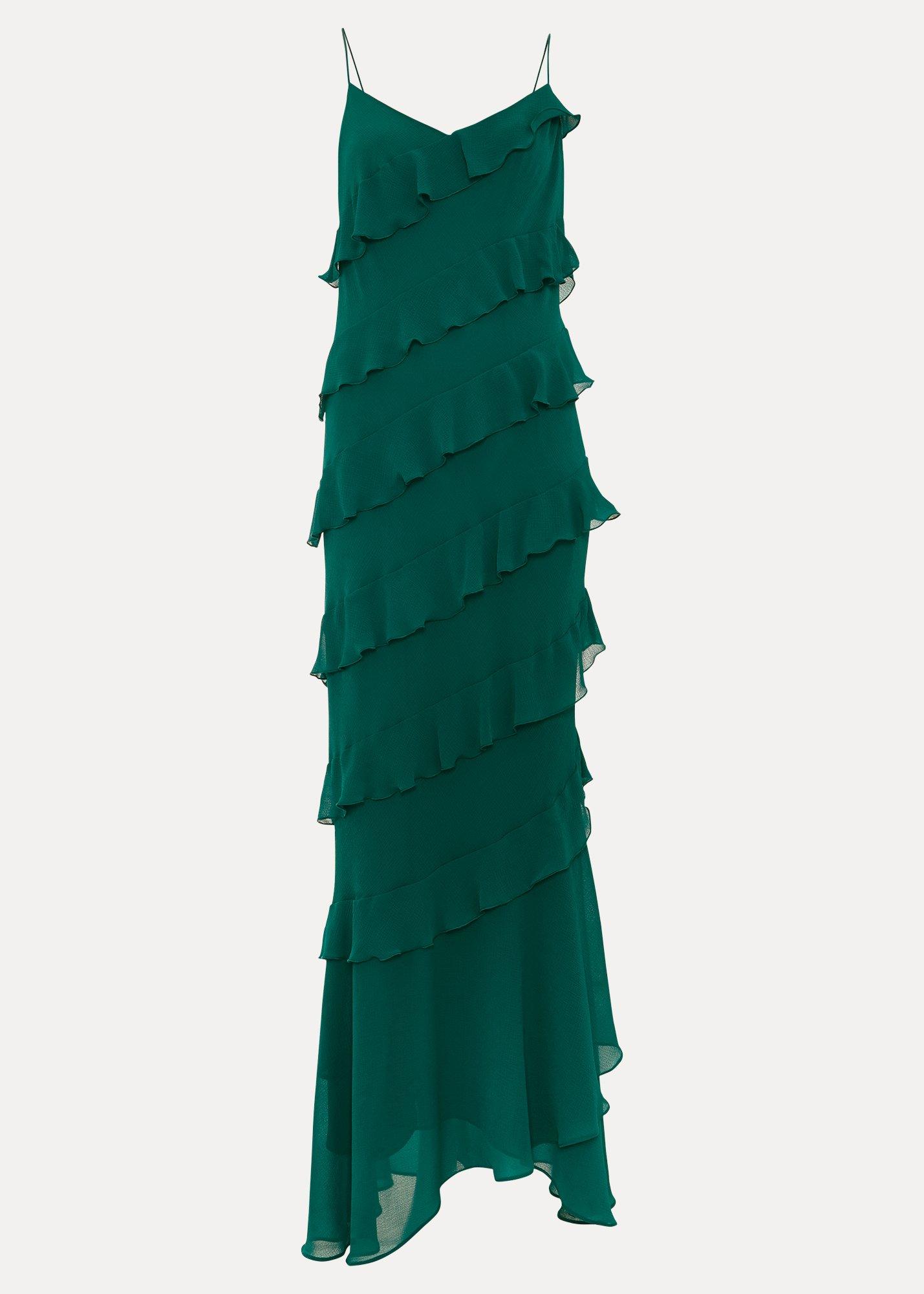 ${product-id}-Keegan Ruffle Dress-Green-${view-type}