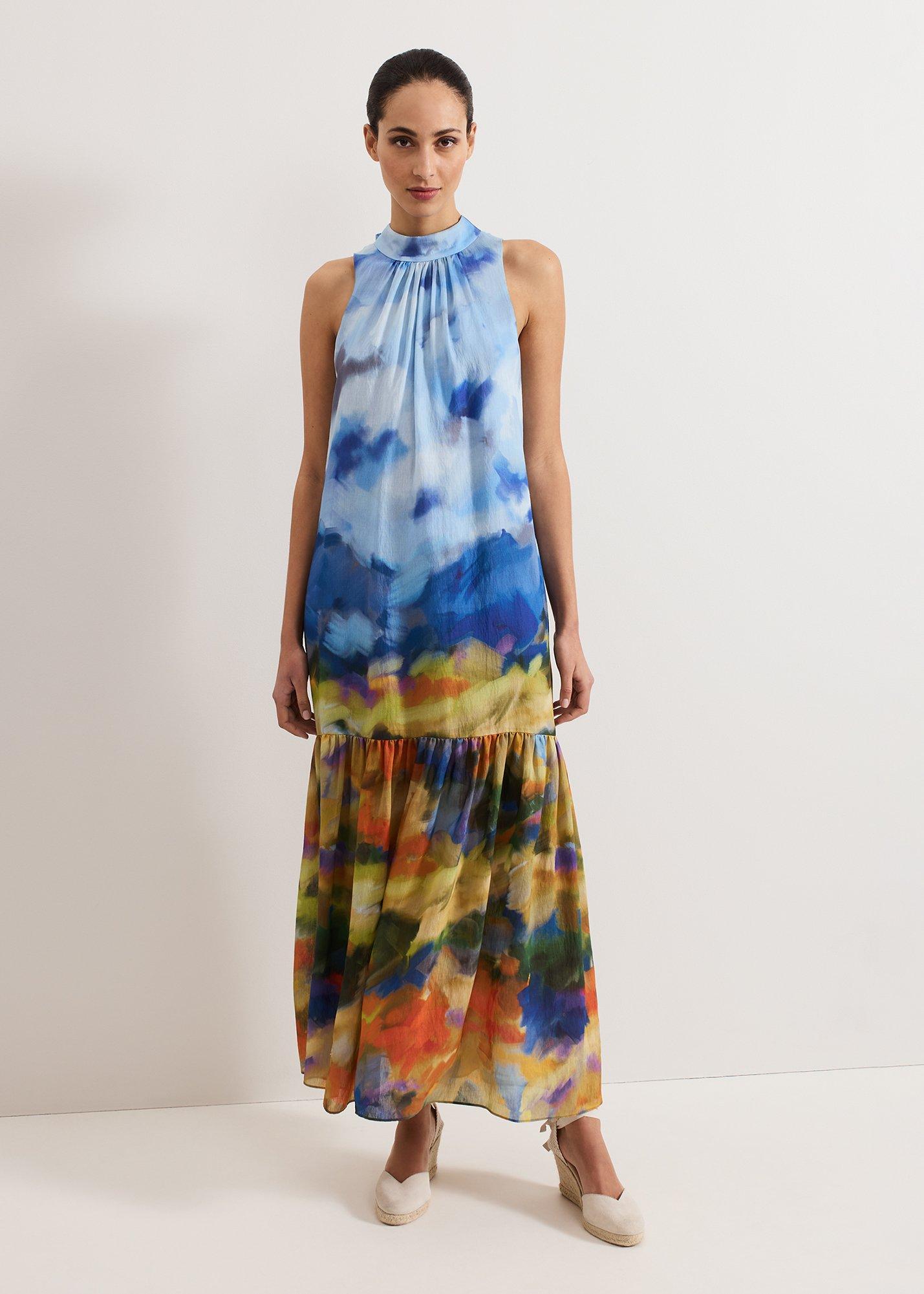 Painterly Maxi Dress