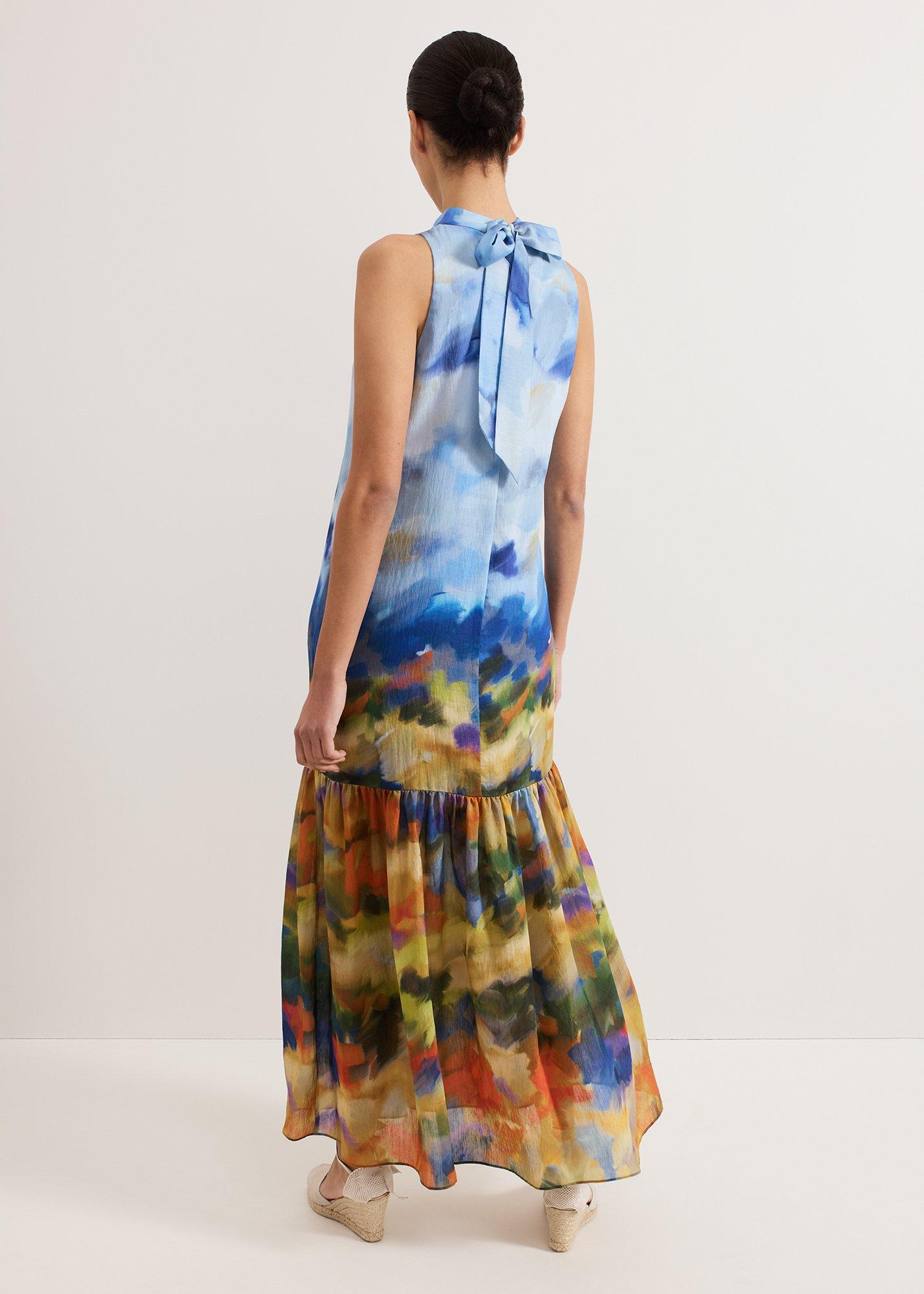 Painterly Maxi Dress