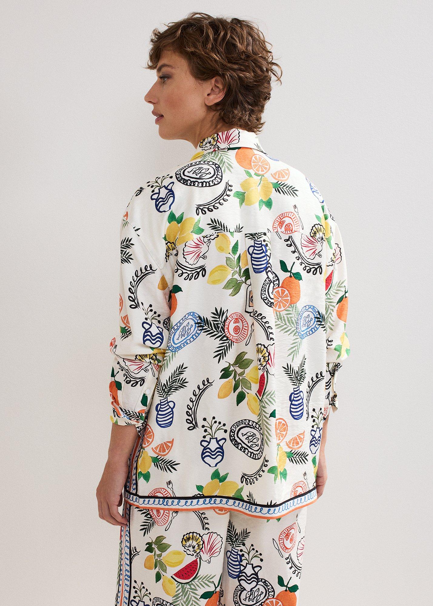 Zeliha Print Shirt