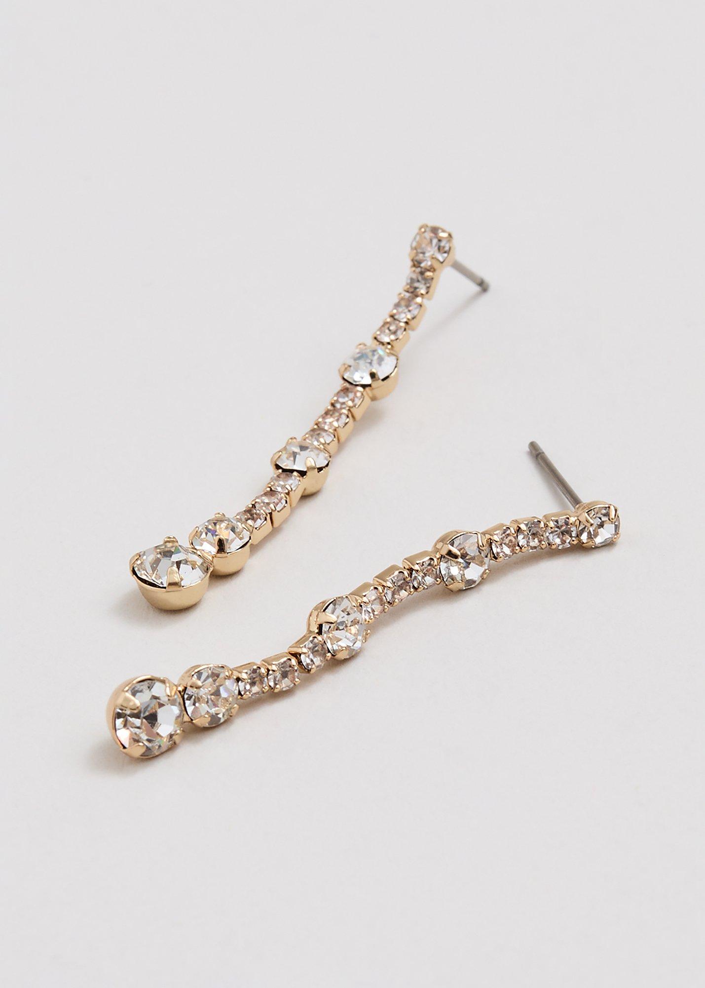 ${product-id}-Stone Drop Earrings-Gold-${view-type}